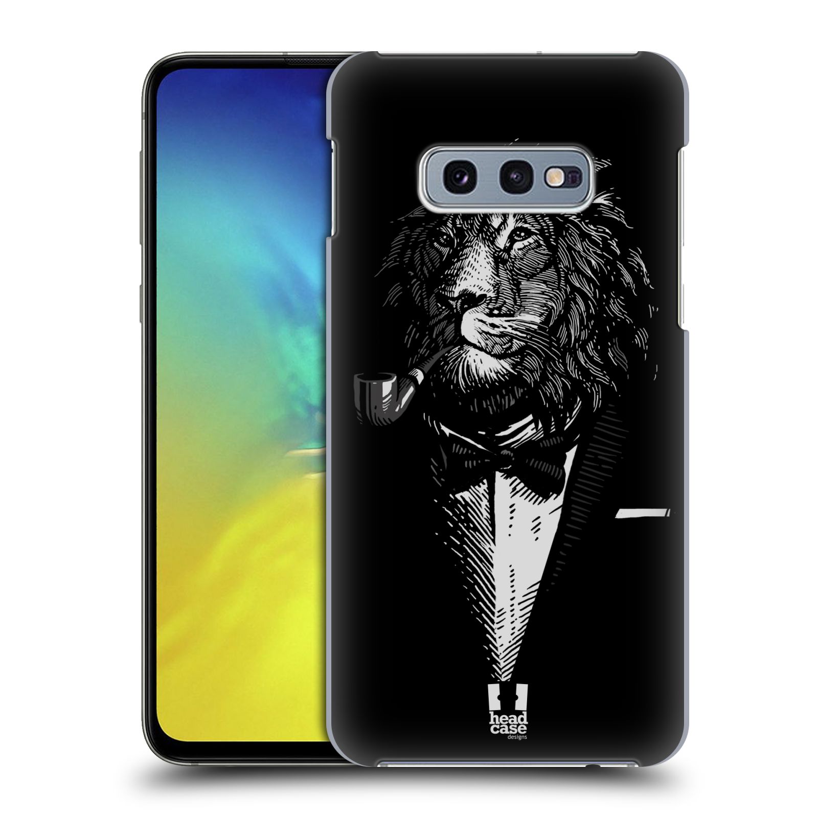 Pouzdro na mobil Samsung Galaxy S10e - HEAD CASE - vzor Zvíře v obleku lev