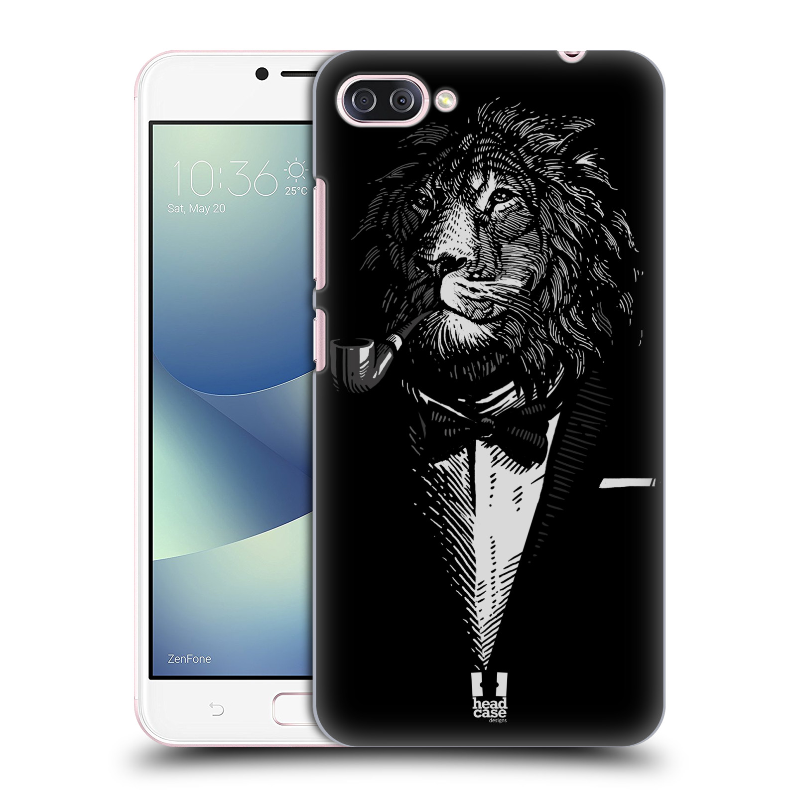 HEAD CASE plastový obal na mobil Asus Zenfone 4 MAX ZC554KL vzor Zvíře v obleku lev