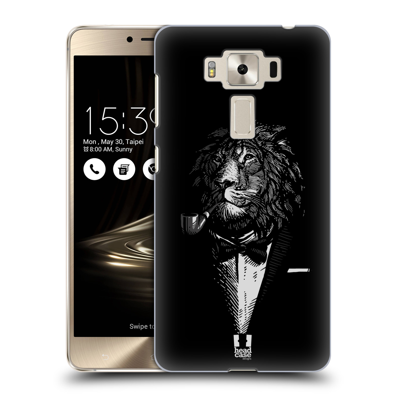 HEAD CASE plastový obal na mobil Asus Zenfone 3 DELUXE ZS550KL vzor Zvíře v obleku lev