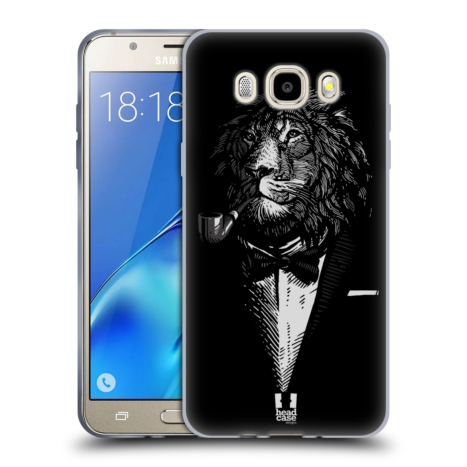 HEAD CASE silikonový obal, kryt na mobil Samsung Galaxy J5 2016, J510, J510F, (J510F DUAL SIM) vzor Zvíře v obleku lev