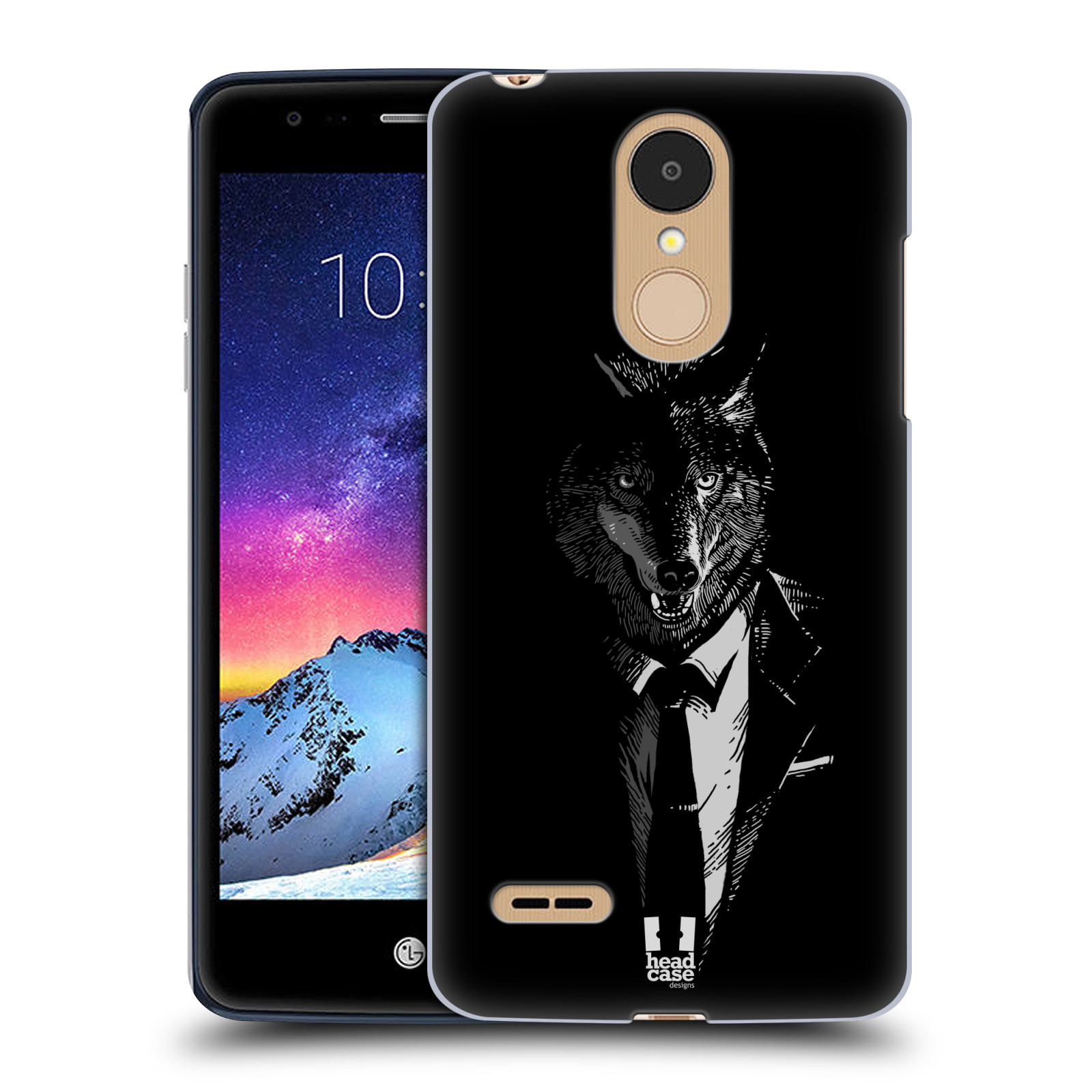 HEAD CASE plastový obal na mobil LG K9 / K8 2018 vzor Zvíře v obleku vlk