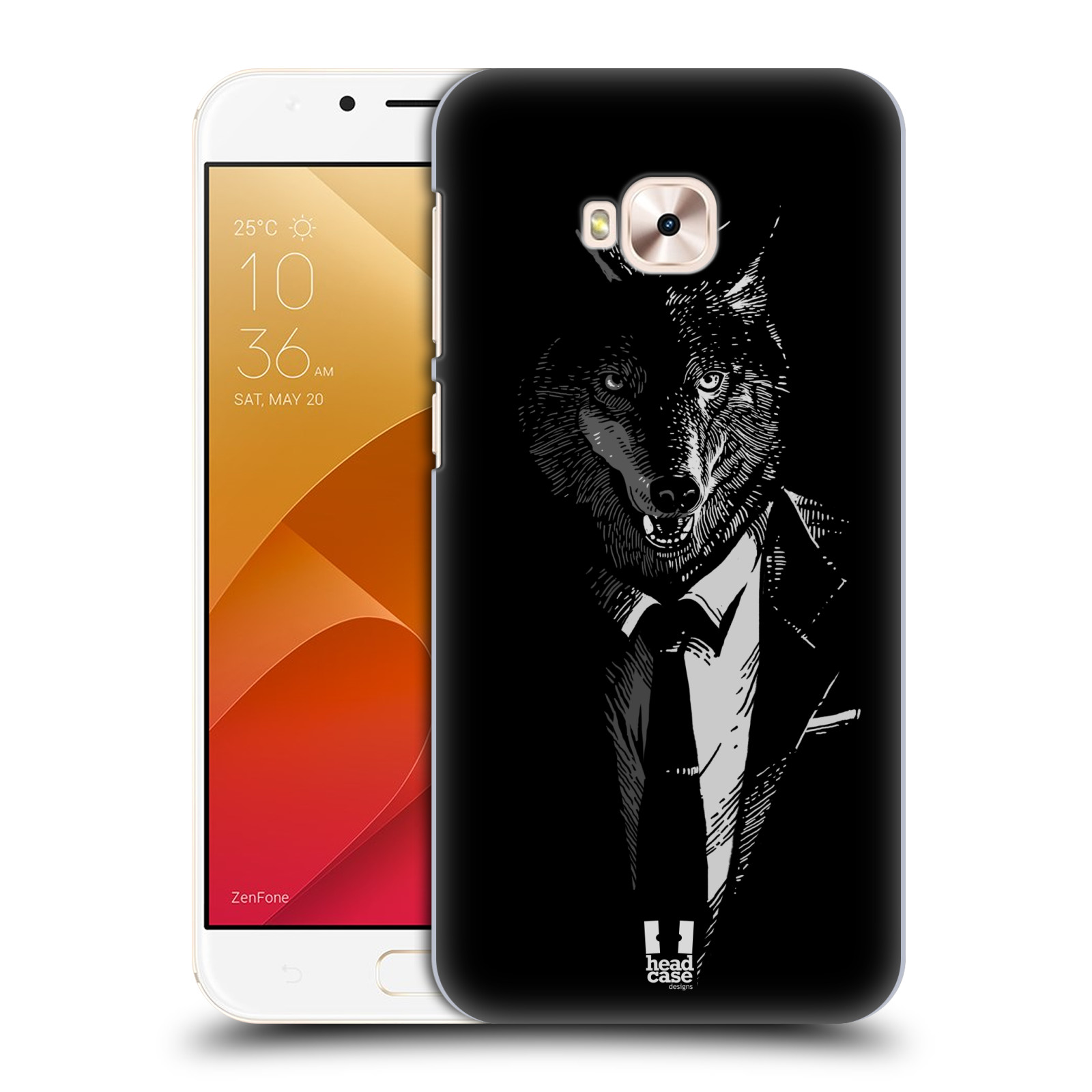 HEAD CASE plastový obal na mobil Asus Zenfone 4 Selfie Pro ZD552KL vzor Zvíře v obleku vlk