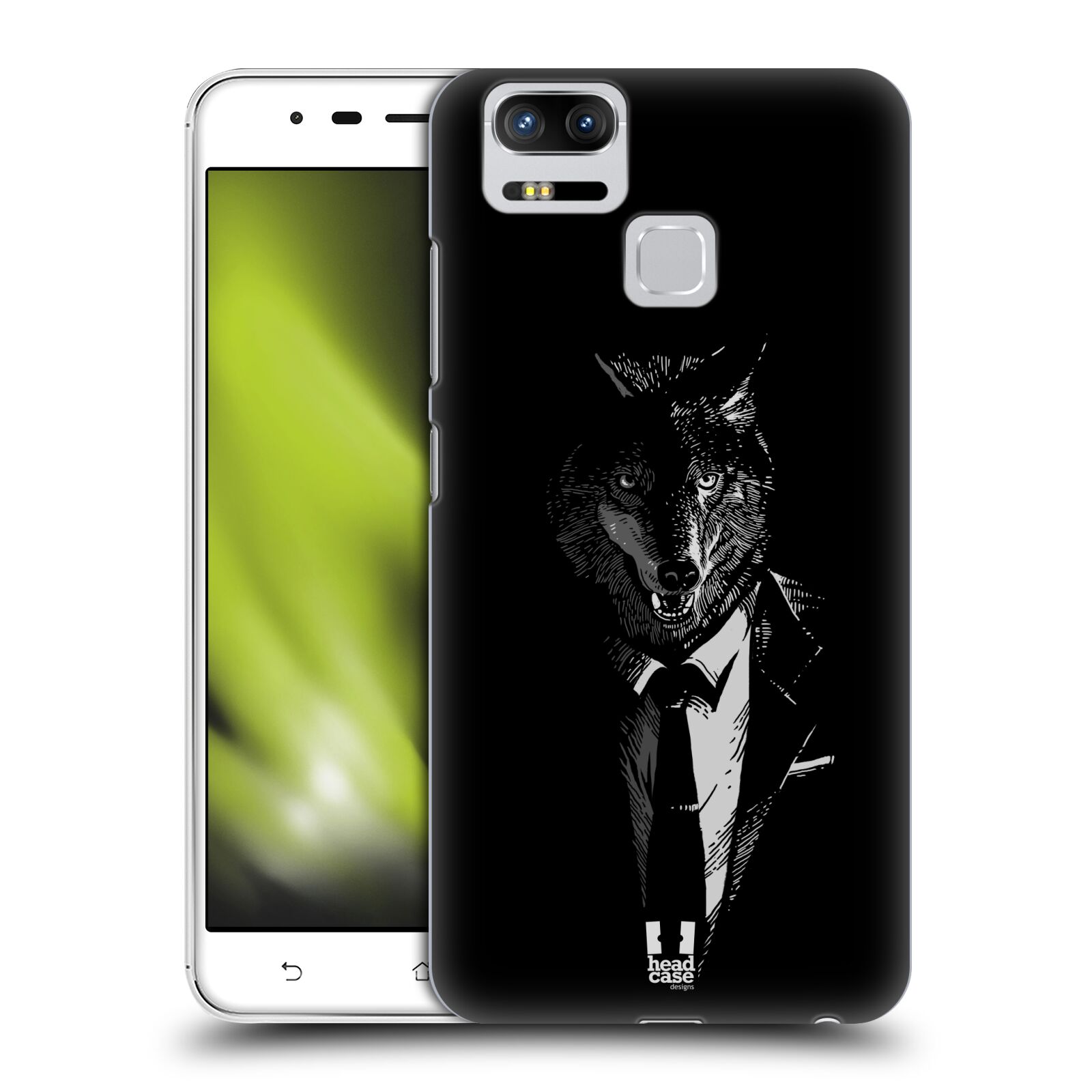 HEAD CASE plastový obal na mobil Asus Zenfone 3 Zoom ZE553KL vzor Zvíře v obleku vlk