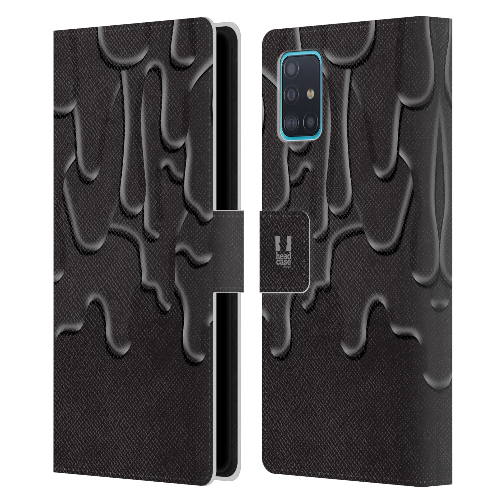 Pouzdro na mobil Samsung Galaxy A51 (A515F) ZÁPLAVA BARVA černá