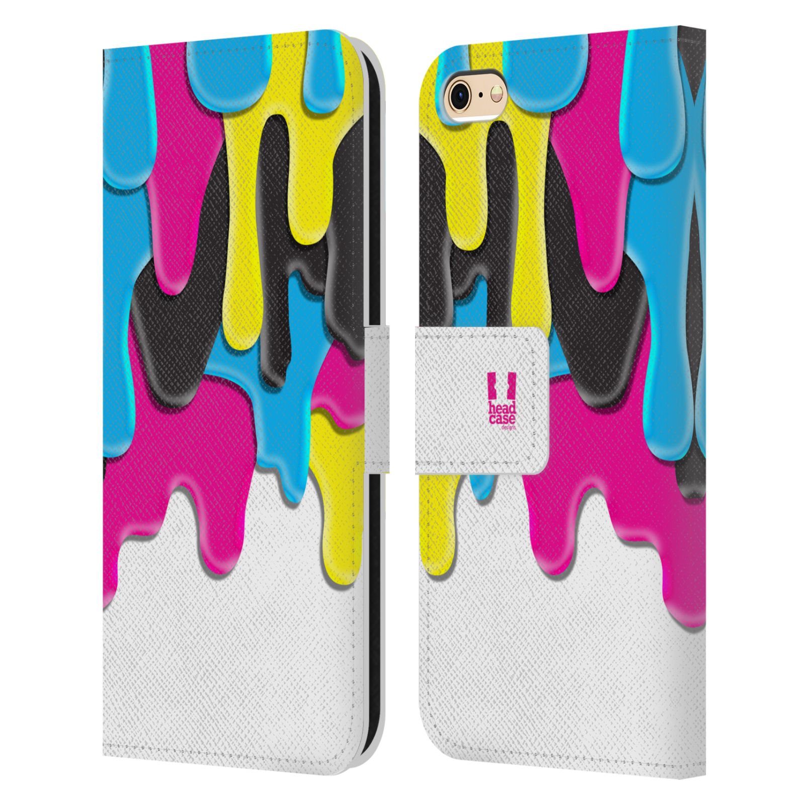 HEAD CASE Flipové pouzdro pro mobil Apple Iphone 6/6s ZÁPLAVA BARVA MIX barev