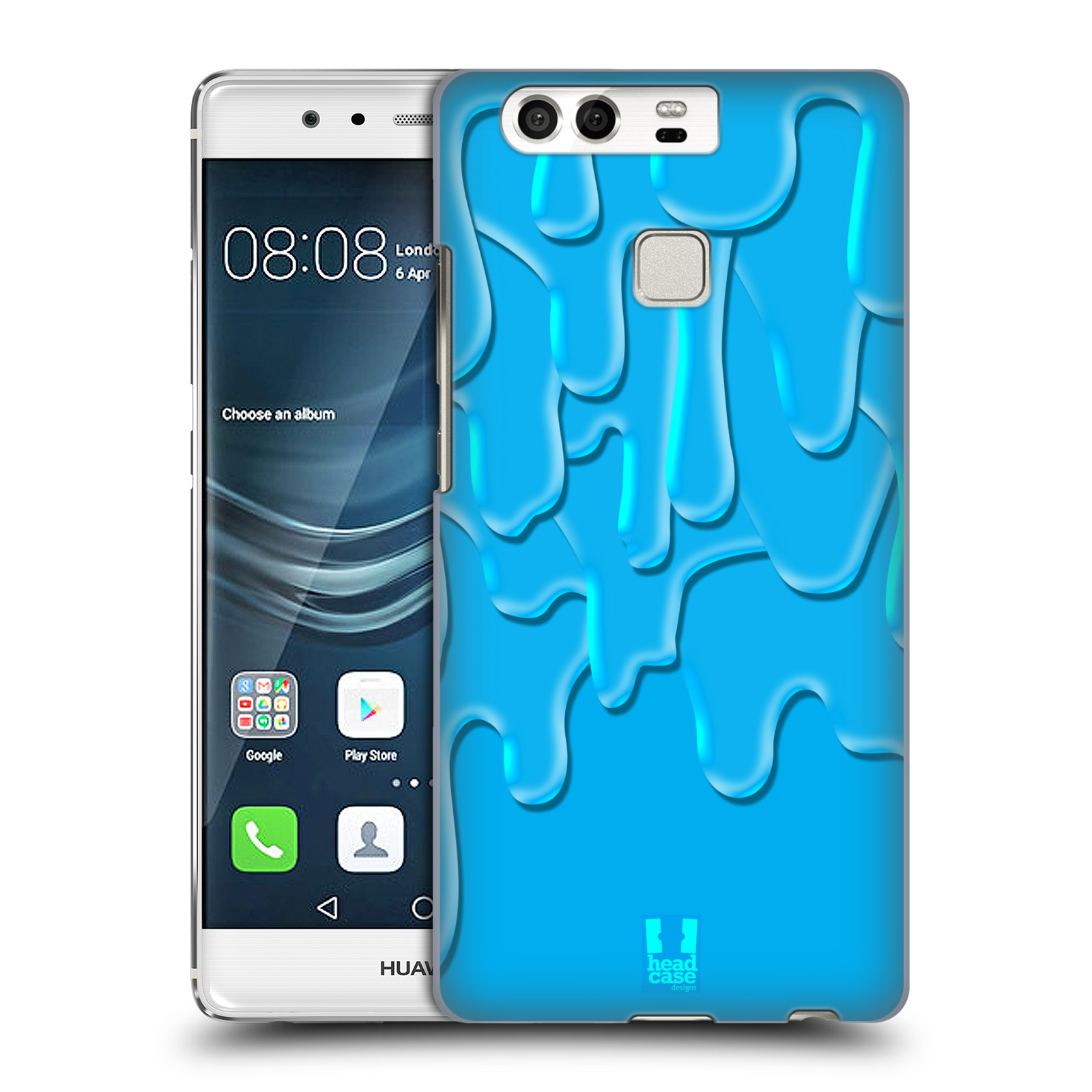 HEAD CASE plastový obal na mobil Huawei P9 / P9 DUAL SIM vzor Barevná záplava TYRKYSOVÁ