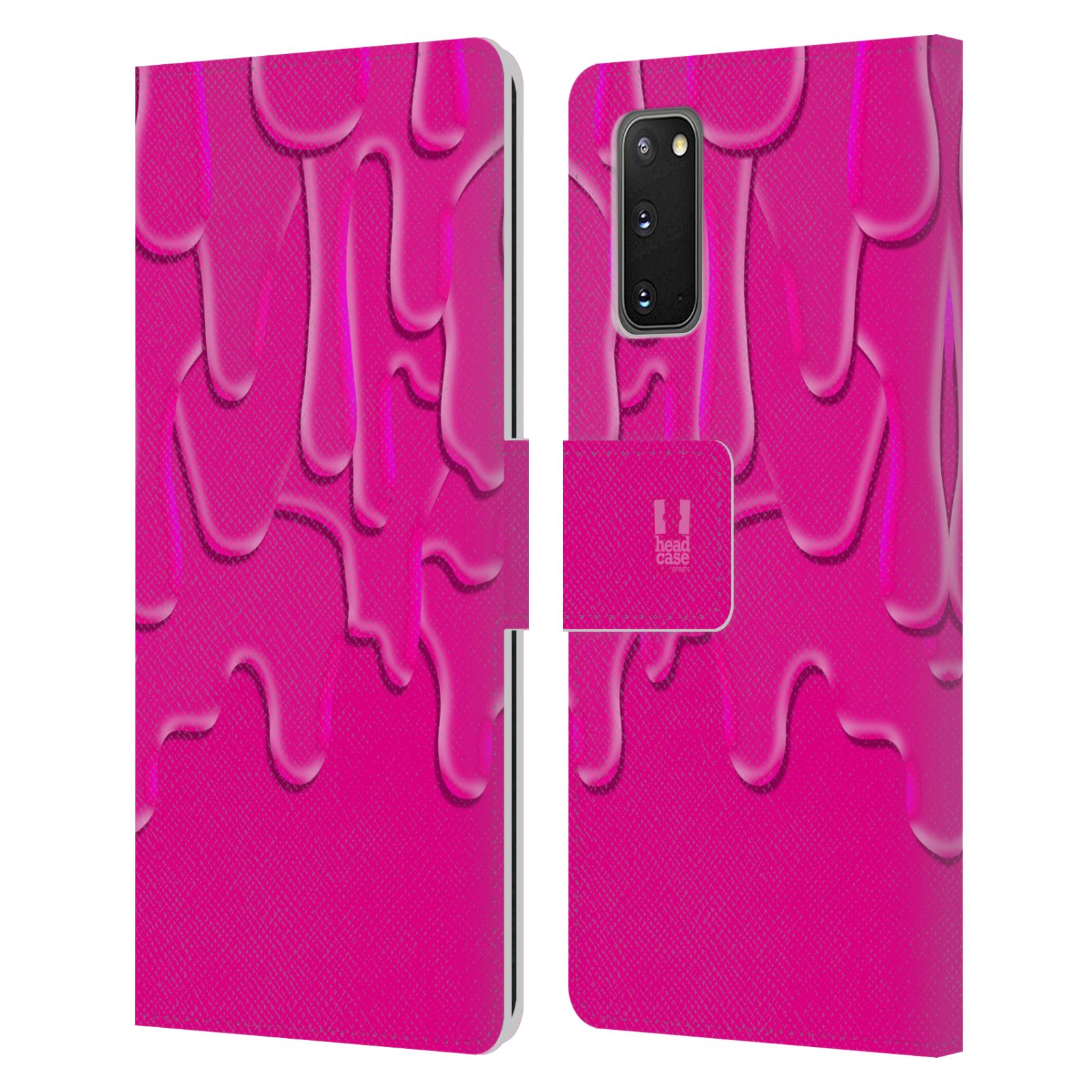 Pouzdro na mobil Samsung Galaxy S20 ZÁPLAVA BARVA růžová