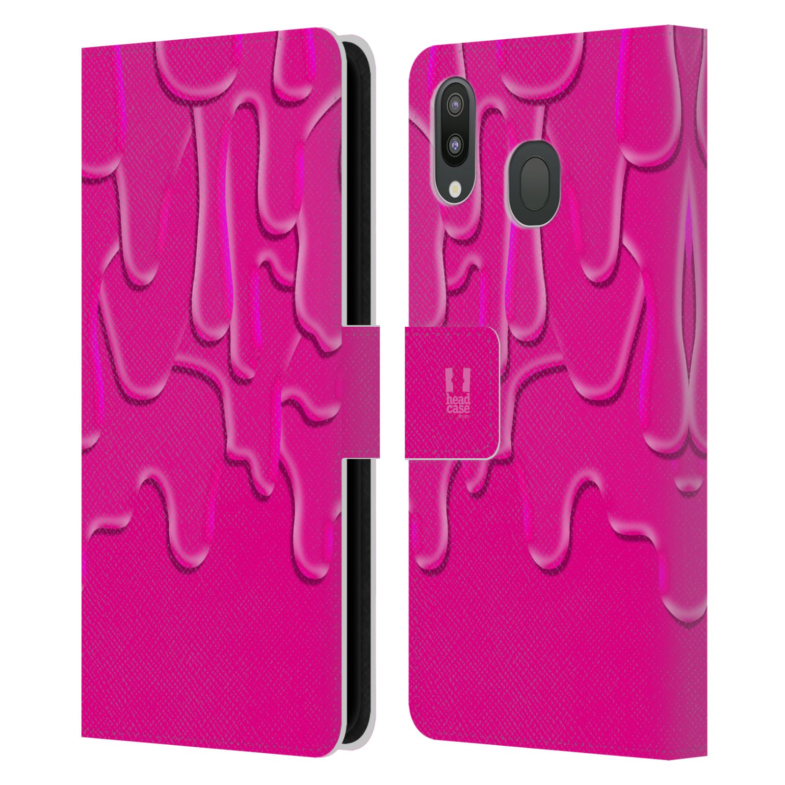 Pouzdro na mobil Samsung Galaxy M20 ZÁPLAVA BARVA růžová