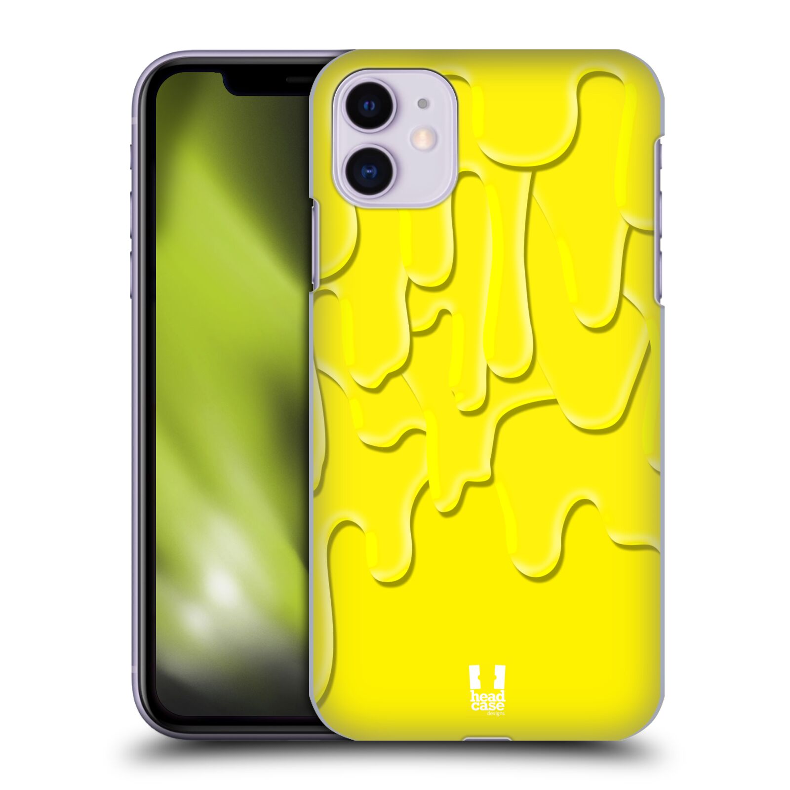 Pouzdro na mobil Apple Iphone 11 - HEAD CASE - vzor Barevná záplava žlutá