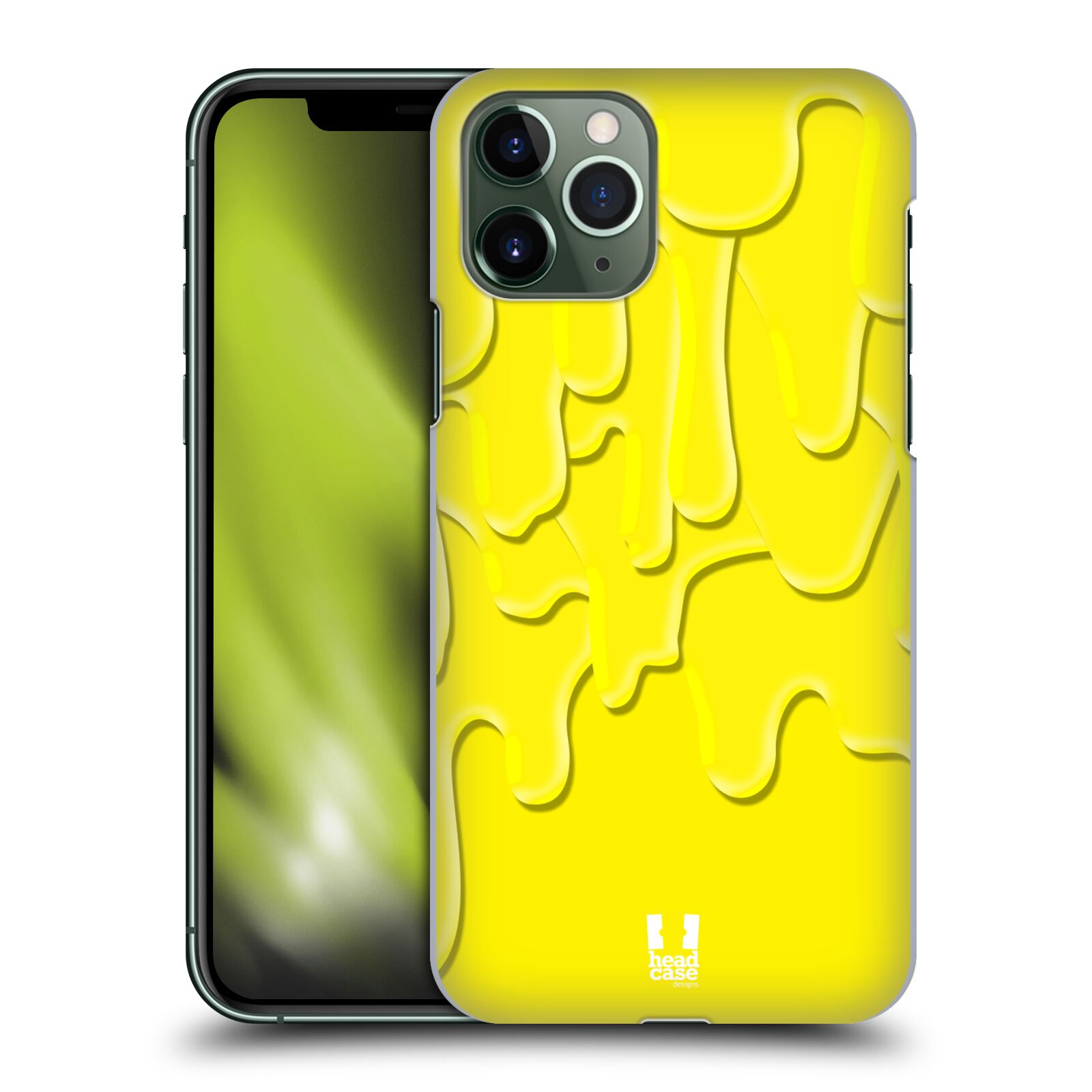 Pouzdro na mobil Apple Iphone 11 PRO - HEAD CASE - vzor Barevná záplava žlutá