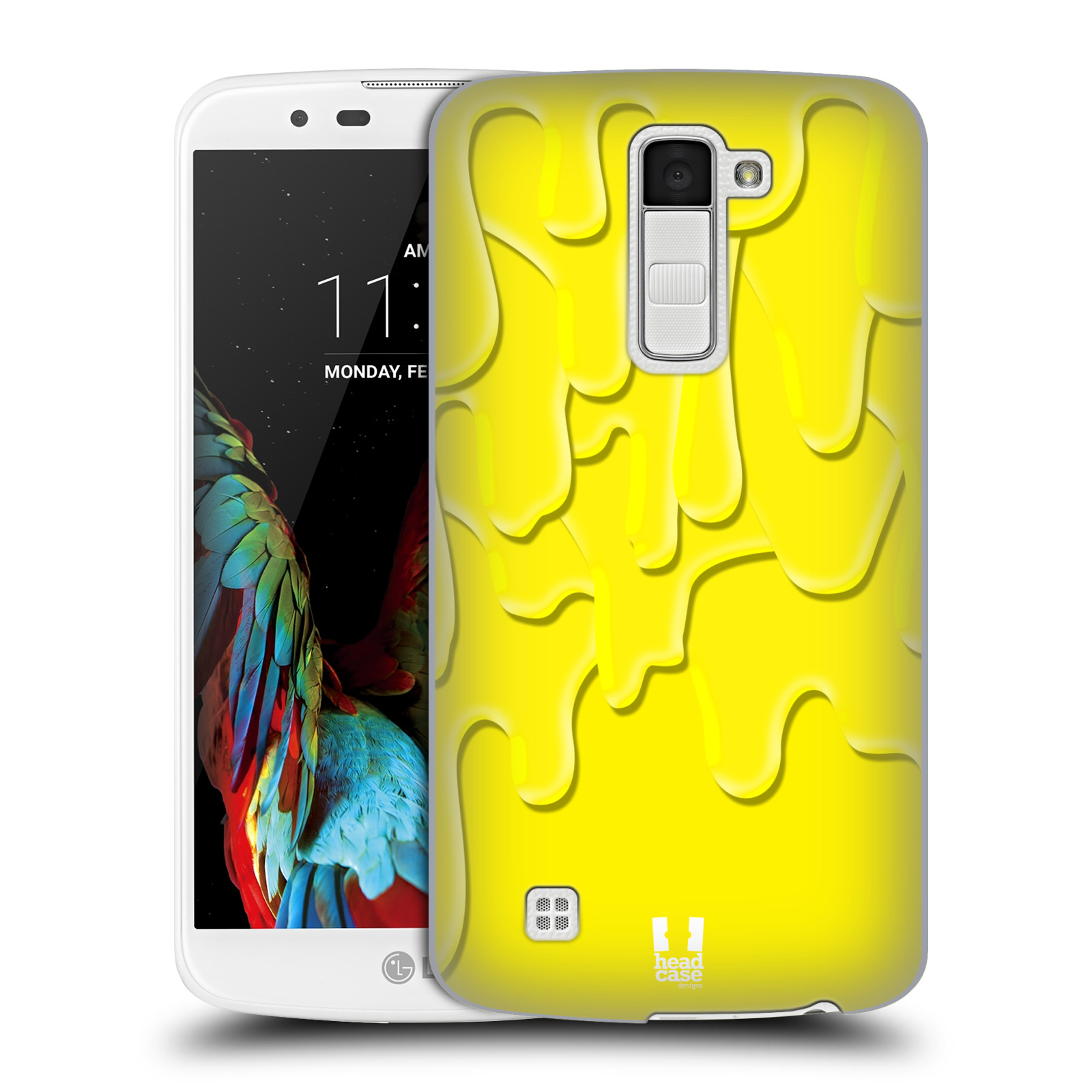 HEAD CASE plastový obal na mobil LG K10 vzor Barevná záplava žlutá