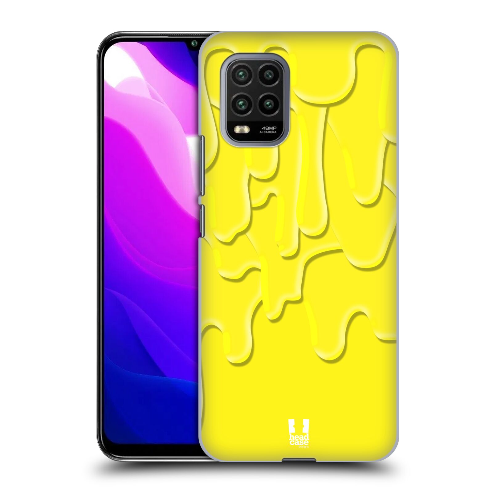Zadní kryt, obal na mobil Xiaomi Mi 10 LITE vzor Barevná záplava žlutá