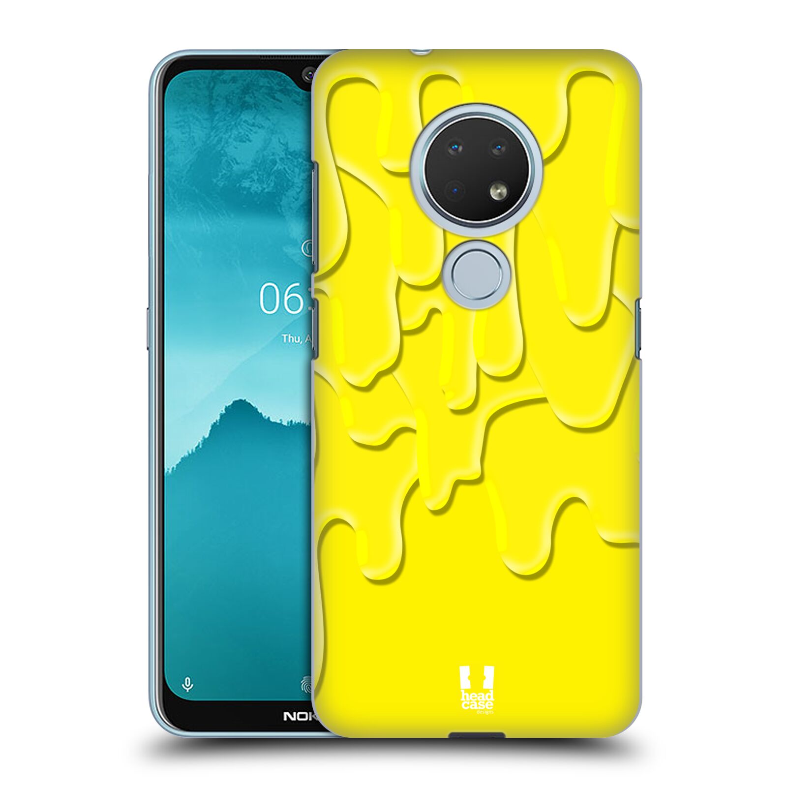 Pouzdro na mobil Nokia 6.2 - HEAD CASE - vzor Barevná záplava žlutá