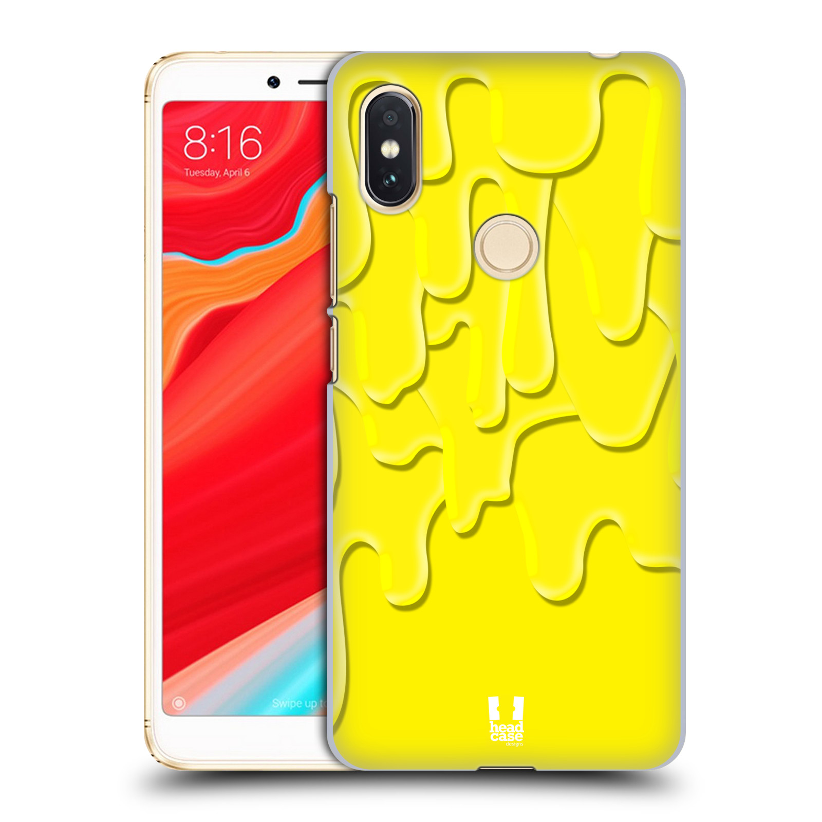 HEAD CASE plastový obal na mobil Xiaomi Redmi S2 vzor Barevná záplava žlutá