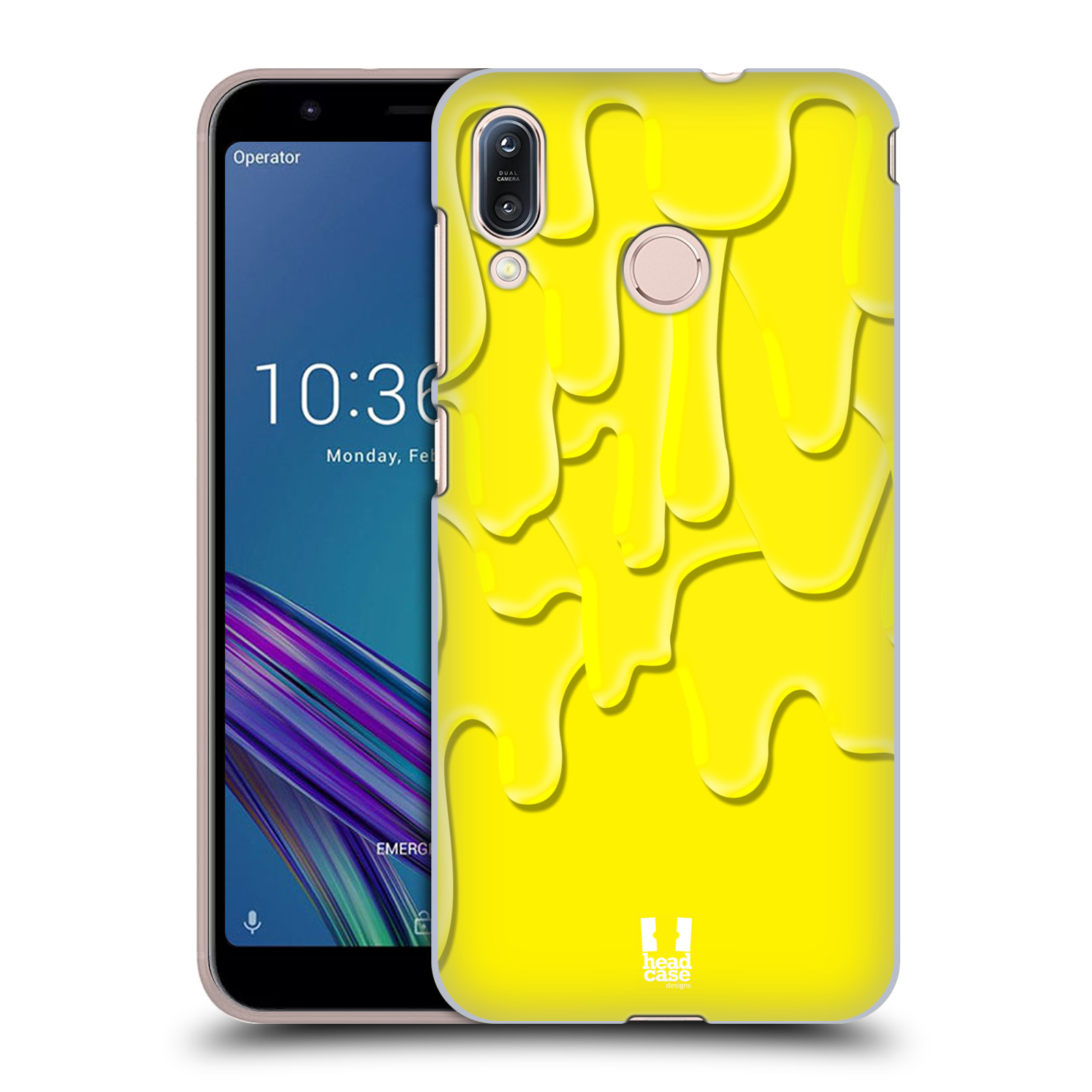 Pouzdro na mobil Asus Zenfone Max M1 (ZB555KL) - HEAD CASE - vzor Barevná záplava žlutá