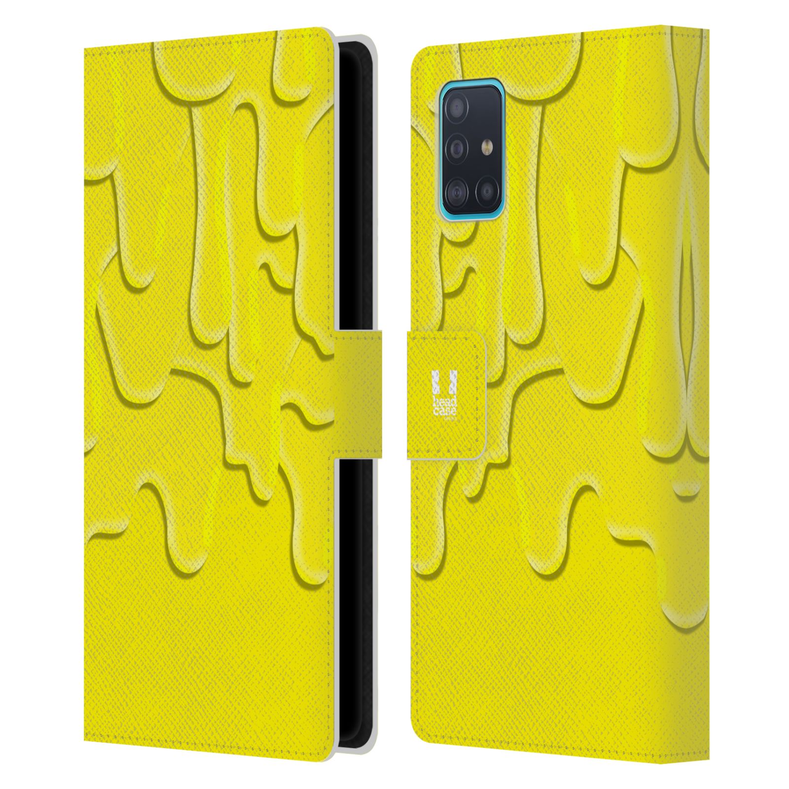 Pouzdro na mobil Samsung Galaxy A51 (A515F) ZÁPLAVA BARVA žlutá