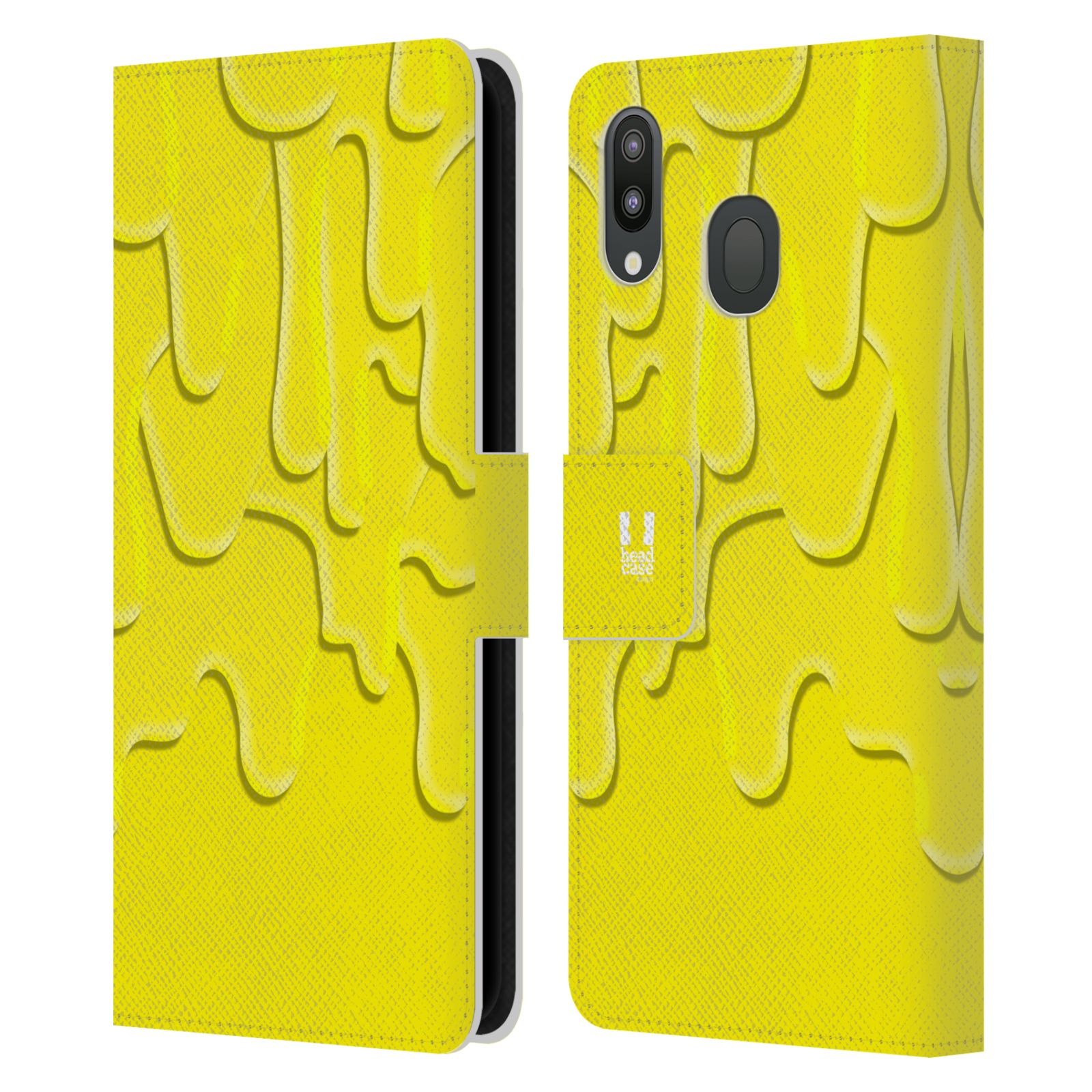 Pouzdro na mobil Samsung Galaxy M20 ZÁPLAVA BARVA žlutá