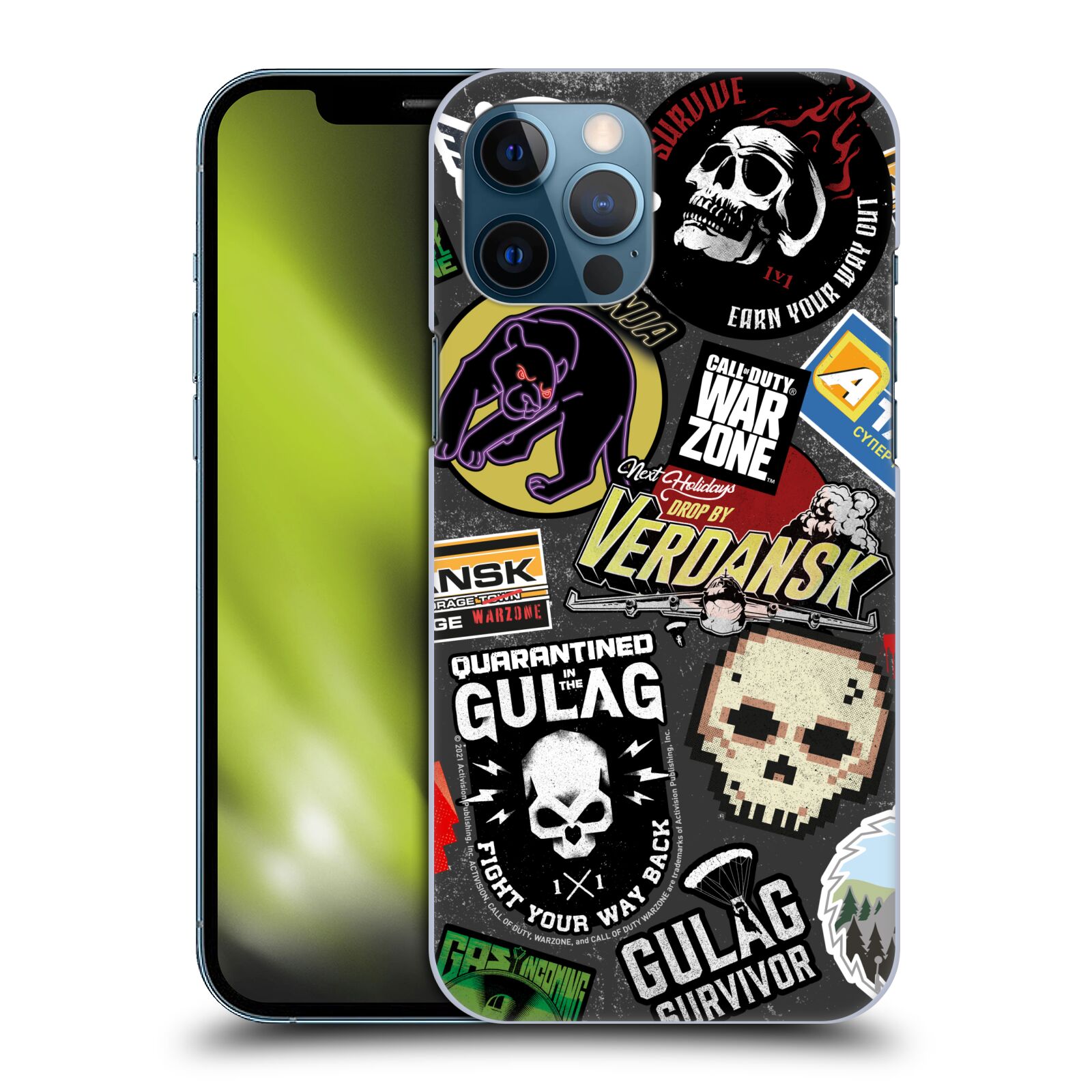 Zadní obal pro mobil Apple iPhone 12 PRO MAX - HEAD CASE - Call of Duty Warzone - Sticker Bomb