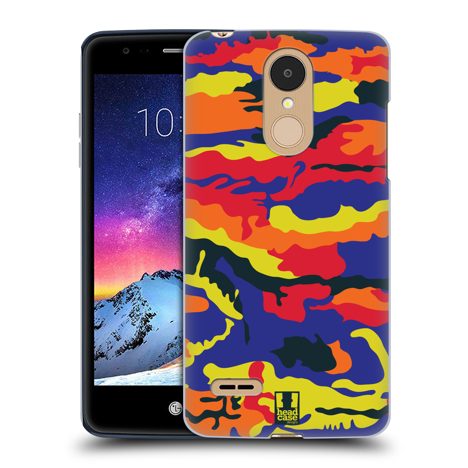 HEAD CASE plastový obal na mobil LG K9 / K8 2018 vzor Barevná kamufláž RGB