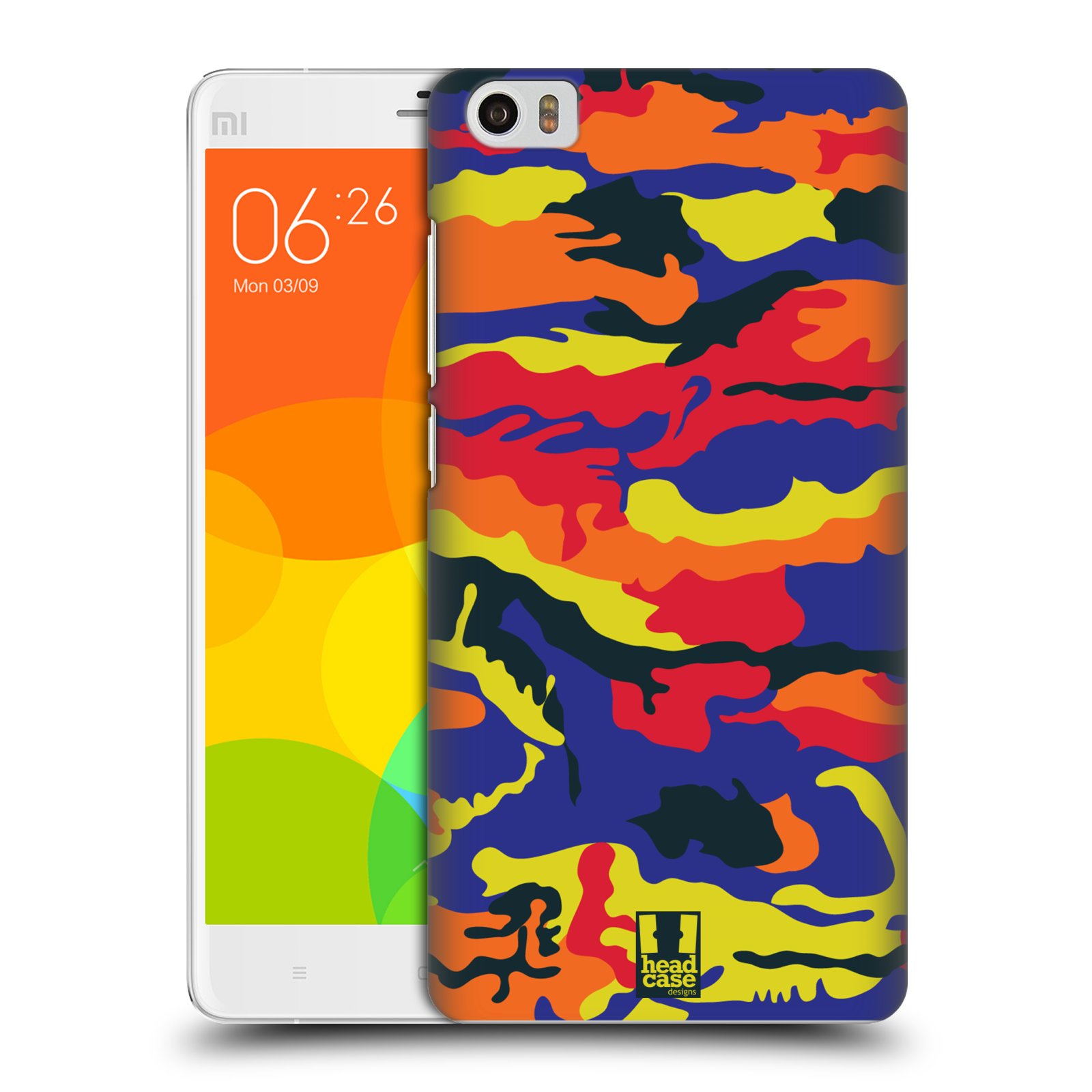 HEAD CASE pevný plastový obal na mobil XIAOMI Mi Note vzor Barevná kamufláž RGB