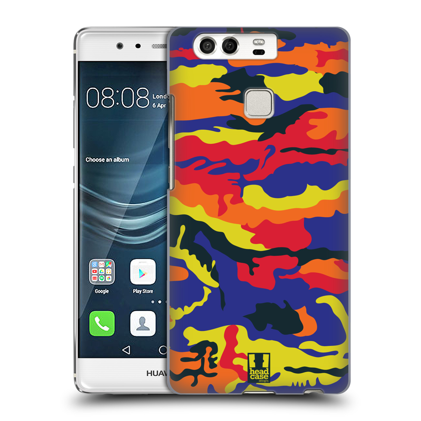 HEAD CASE plastový obal na mobil Huawei P9 / P9 DUAL SIM vzor Barevná kamufláž RGB
