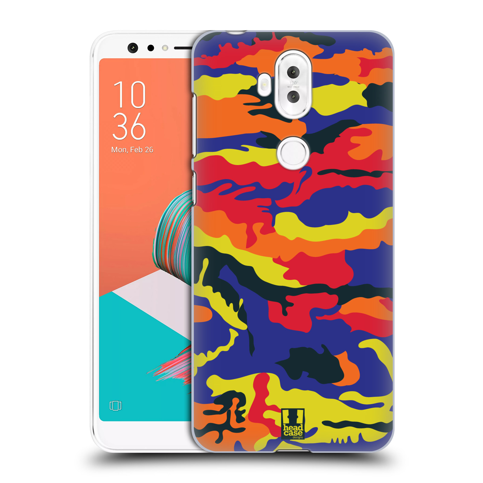 HEAD CASE plastový obal na mobil Asus Zenfone 5 LITE ZC600KL vzor Barevná kamufláž RGB
