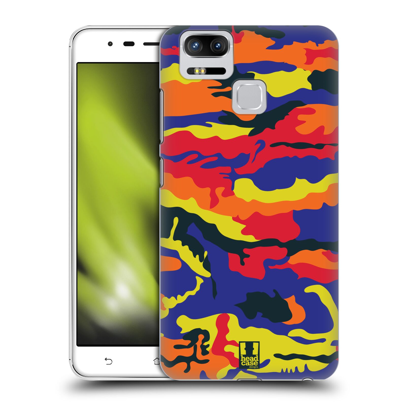 HEAD CASE plastový obal na mobil Asus Zenfone 3 Zoom ZE553KL vzor Barevná kamufláž RGB