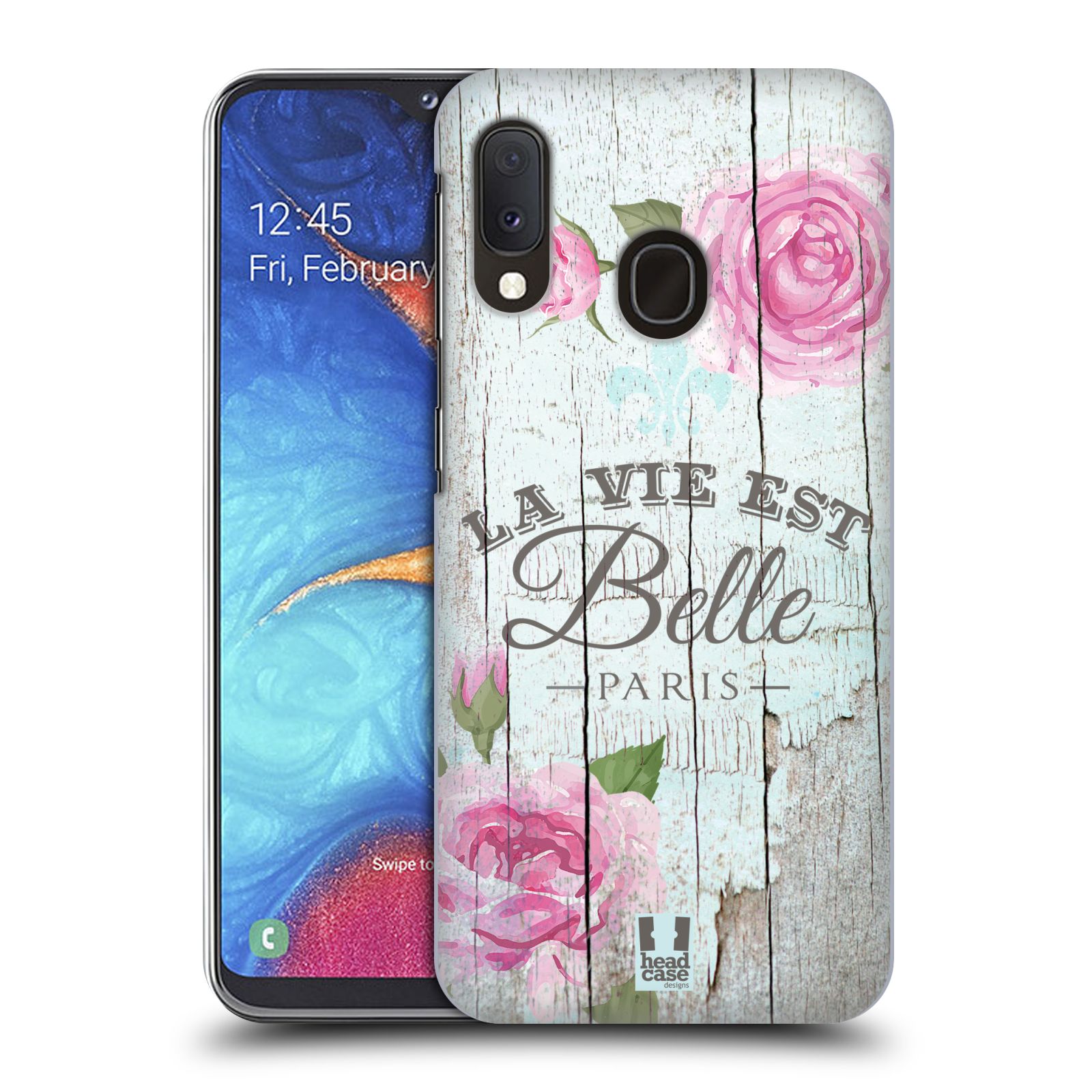 Zadní obal pro mobil Samsung Galaxy A20E - HEAD CASE - Francouzský motiv La Vie Est Belle