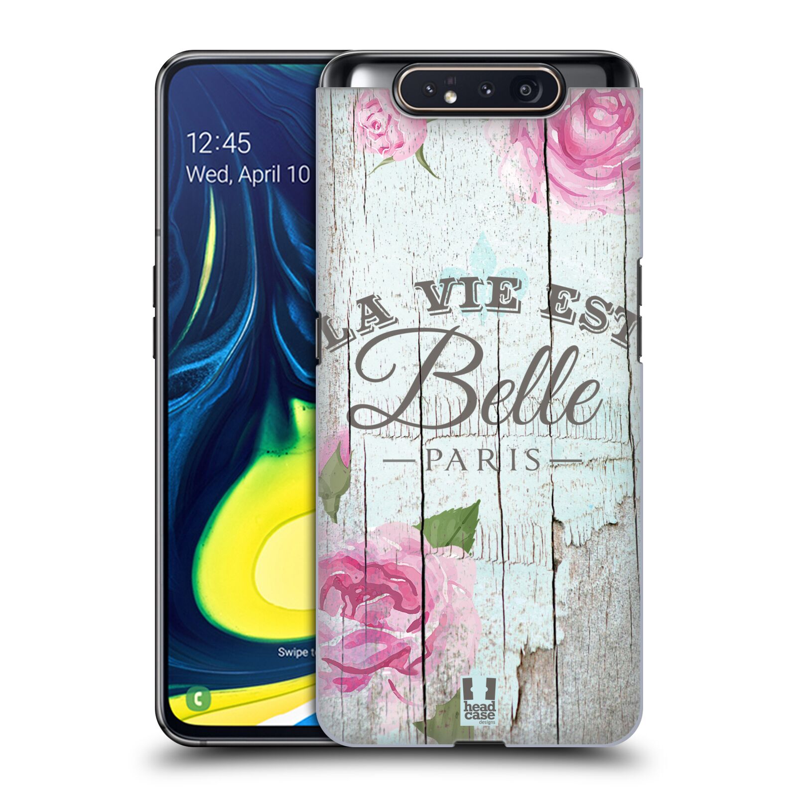 Zadní obal pro mobil Samsung Galaxy A80 - HEAD CASE - Francouzský motiv La Vie Est Belle