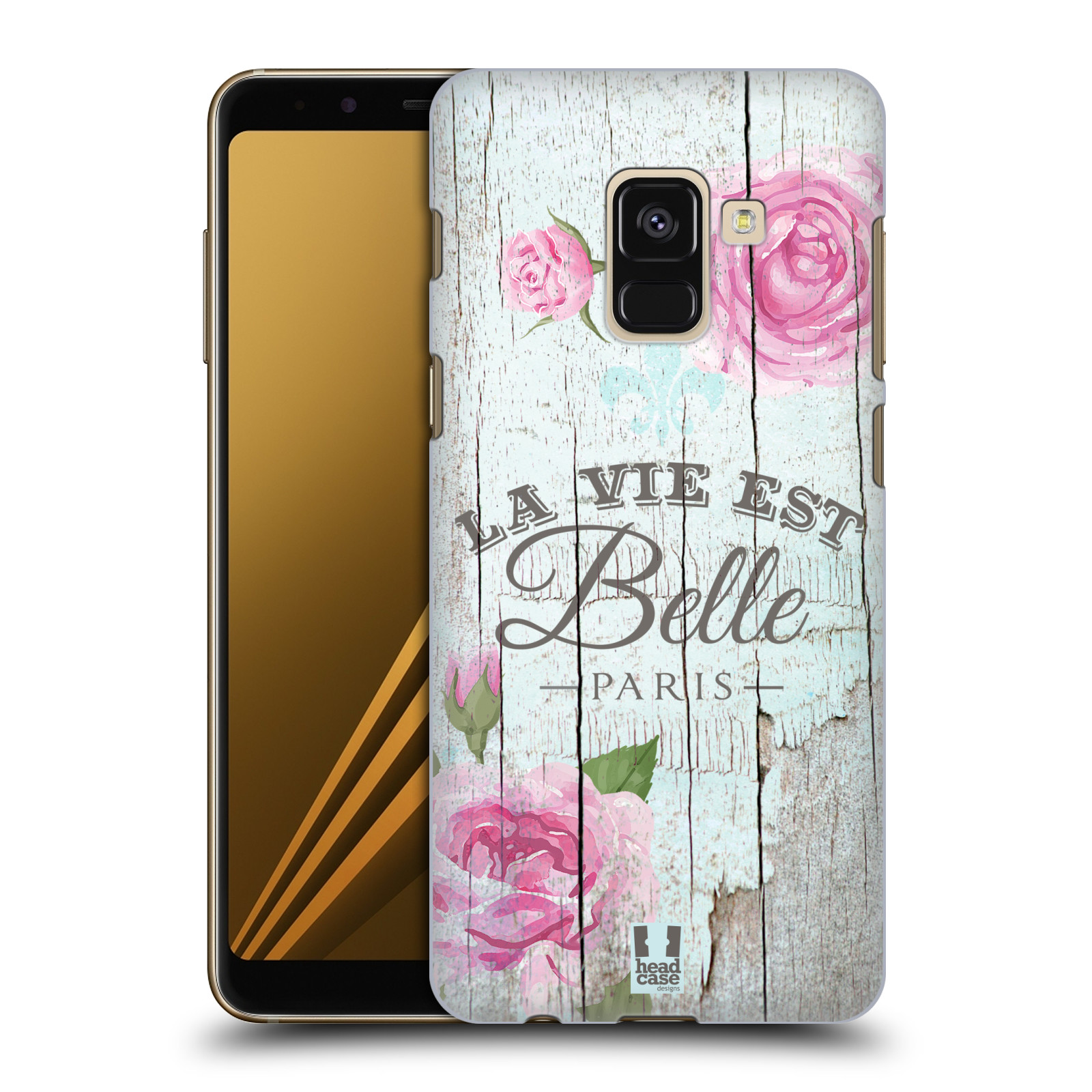 Zadní obal pro mobil Samsung Galaxy A8+ - HEAD CASE - Francouzský motiv La Vie Est Belle