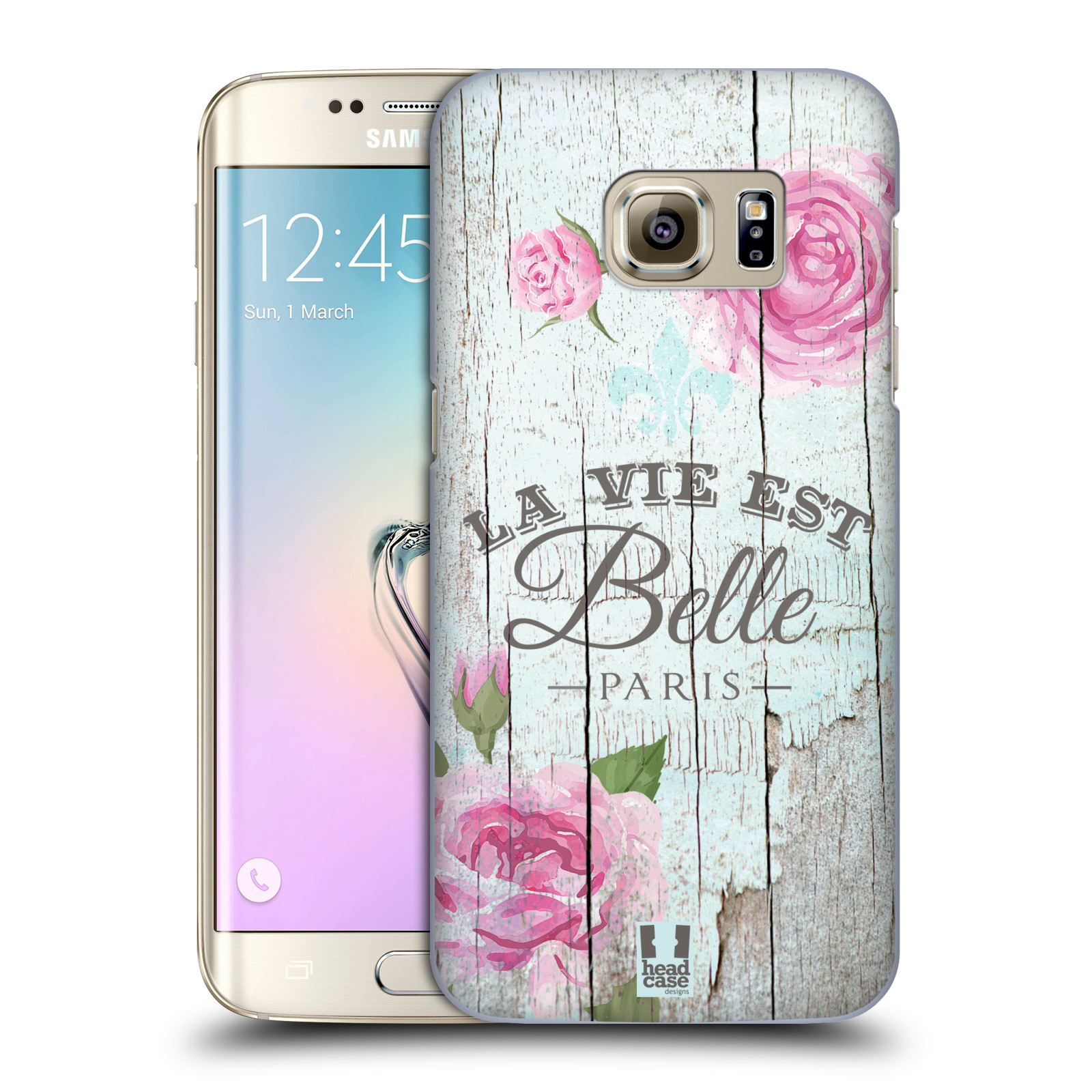 Zadní obal pro mobil Samsung Galaxy S7 EDGE - HEAD CASE - Francouzský motiv La Vie Est Belle