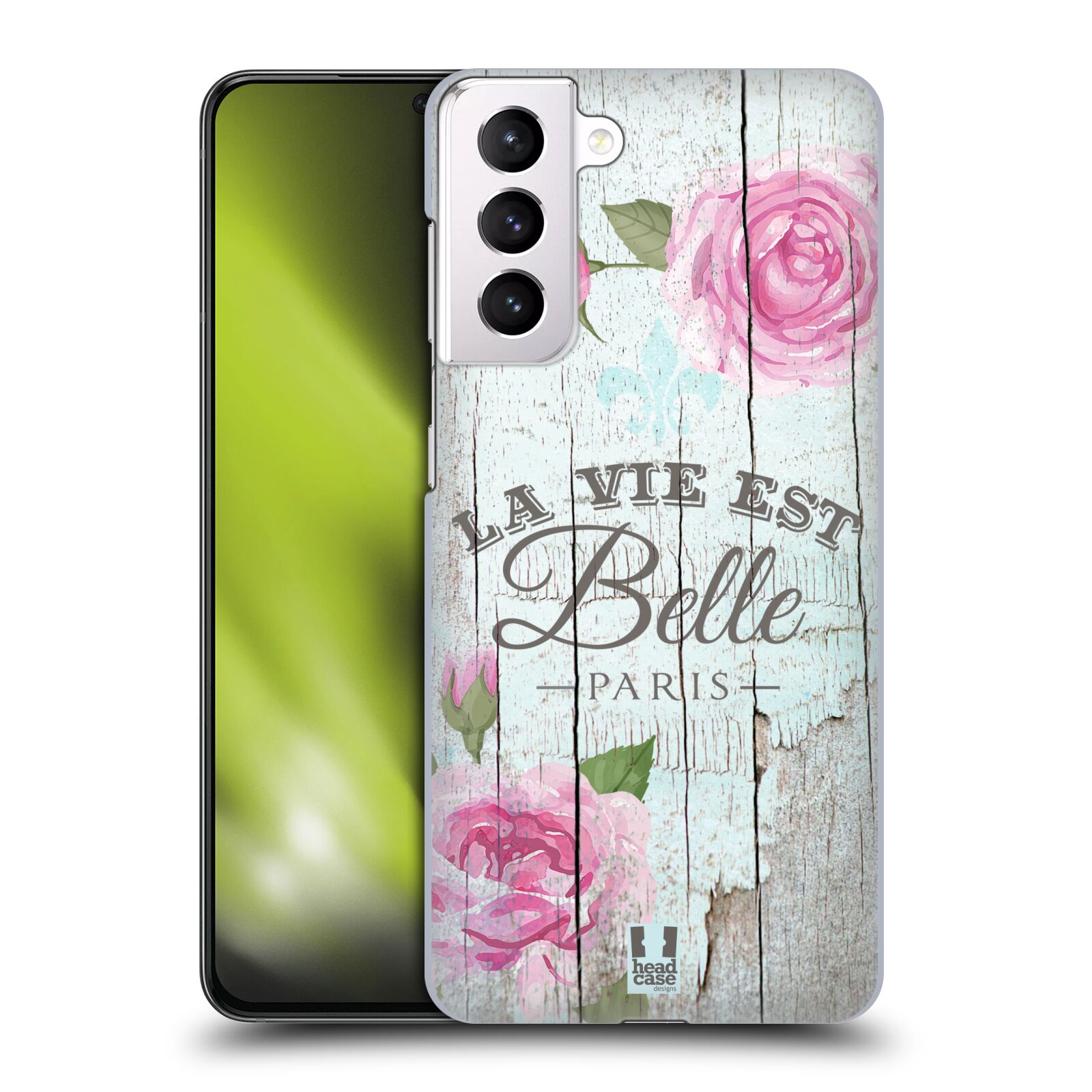 Zadní obal pro mobil Samsung Galaxy S21+ / S21+ 5G - HEAD CASE - Francouzský motiv La Vie Est Belle