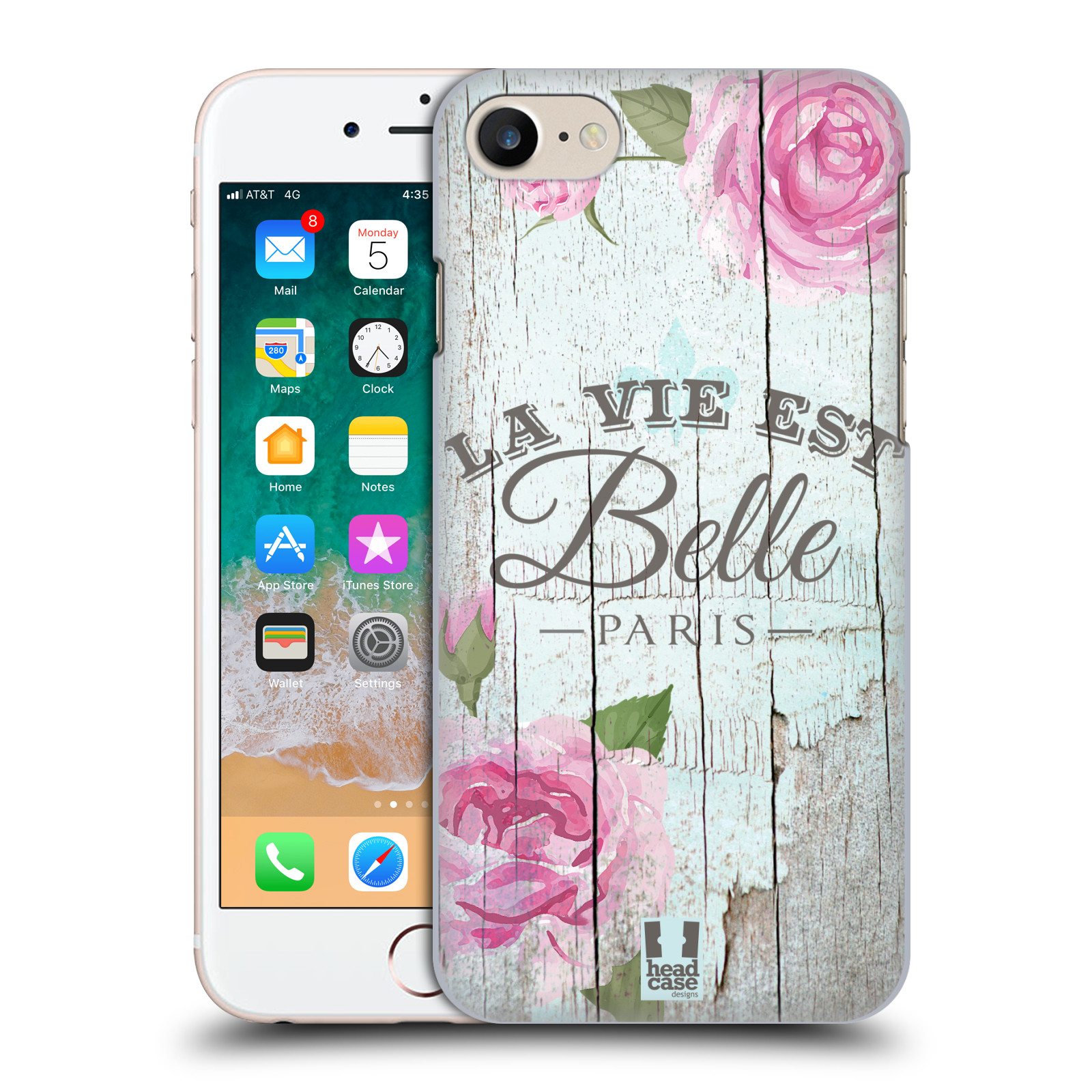 Zadní obal pro mobil Apple Iphone 7/8/SE2020 - HEAD CASE - Francouzský motiv La Vie Est Belle