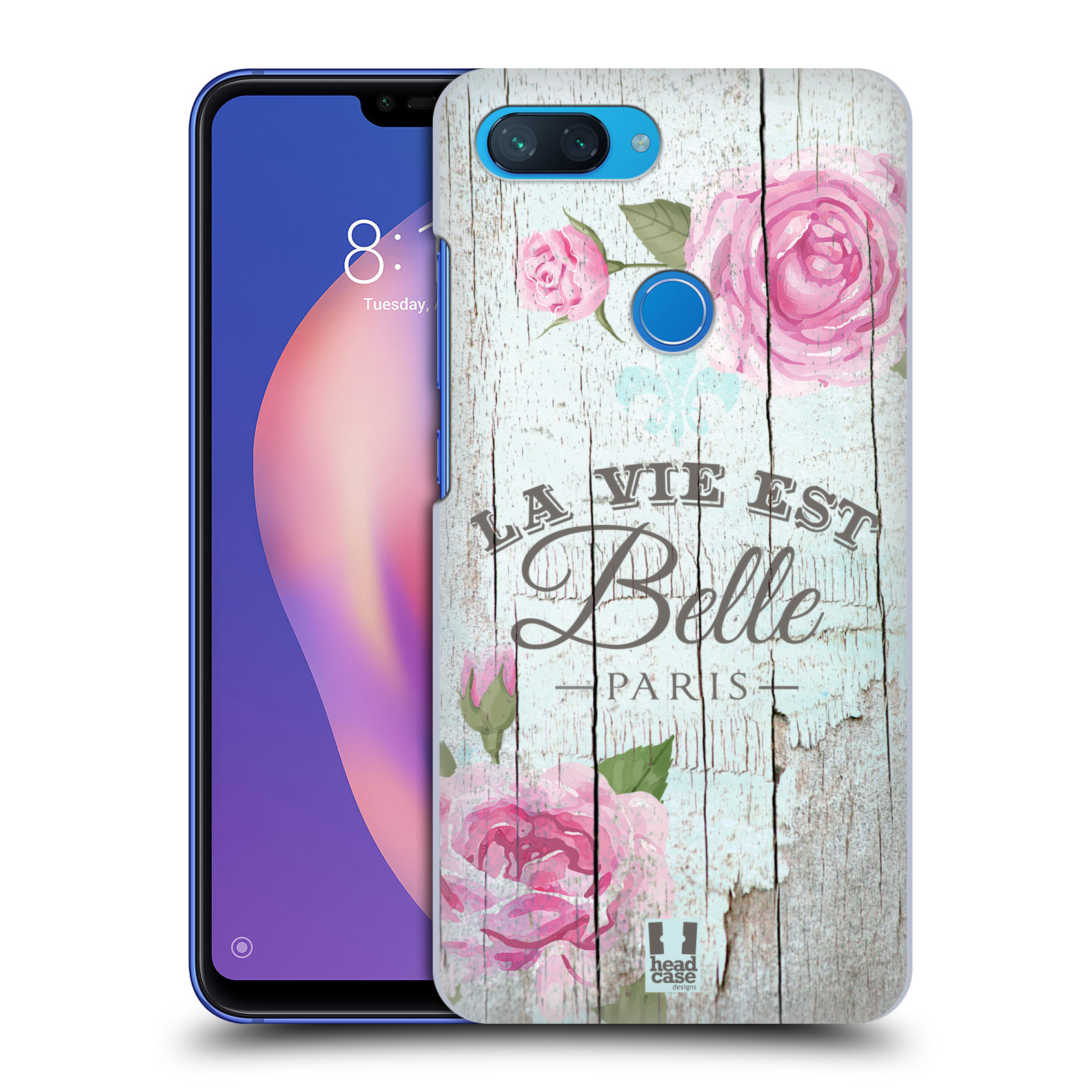Zadní obal pro mobil Xiaomi Mi 8 LITE - HEAD CASE - Francouzský motiv La Vie Est Belle