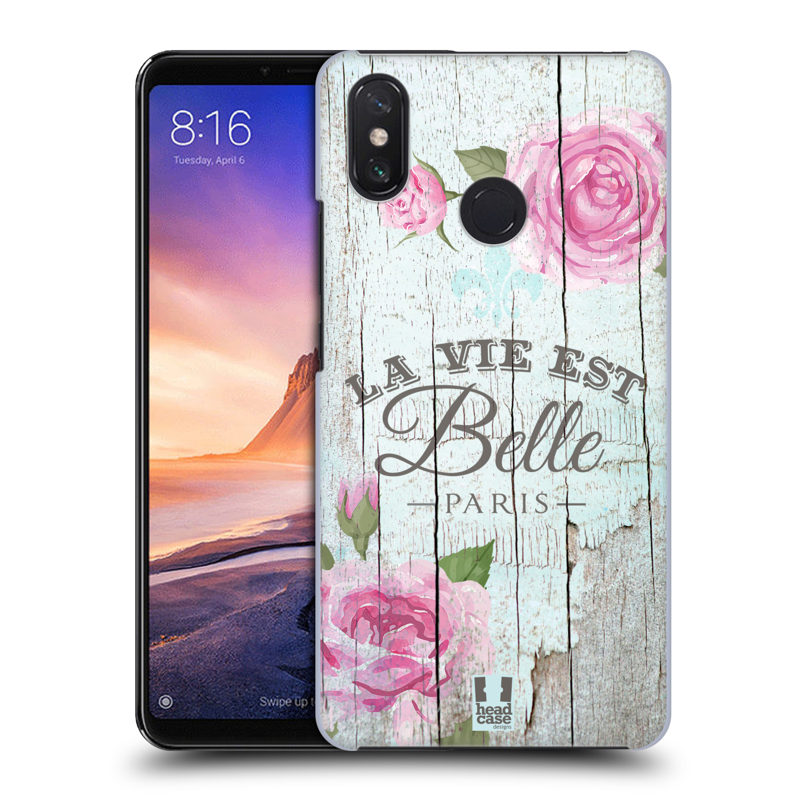 Zadní obal pro mobil Xiaomi Mi Max 3 - HEAD CASE - Francouzský motiv La Vie Est Belle