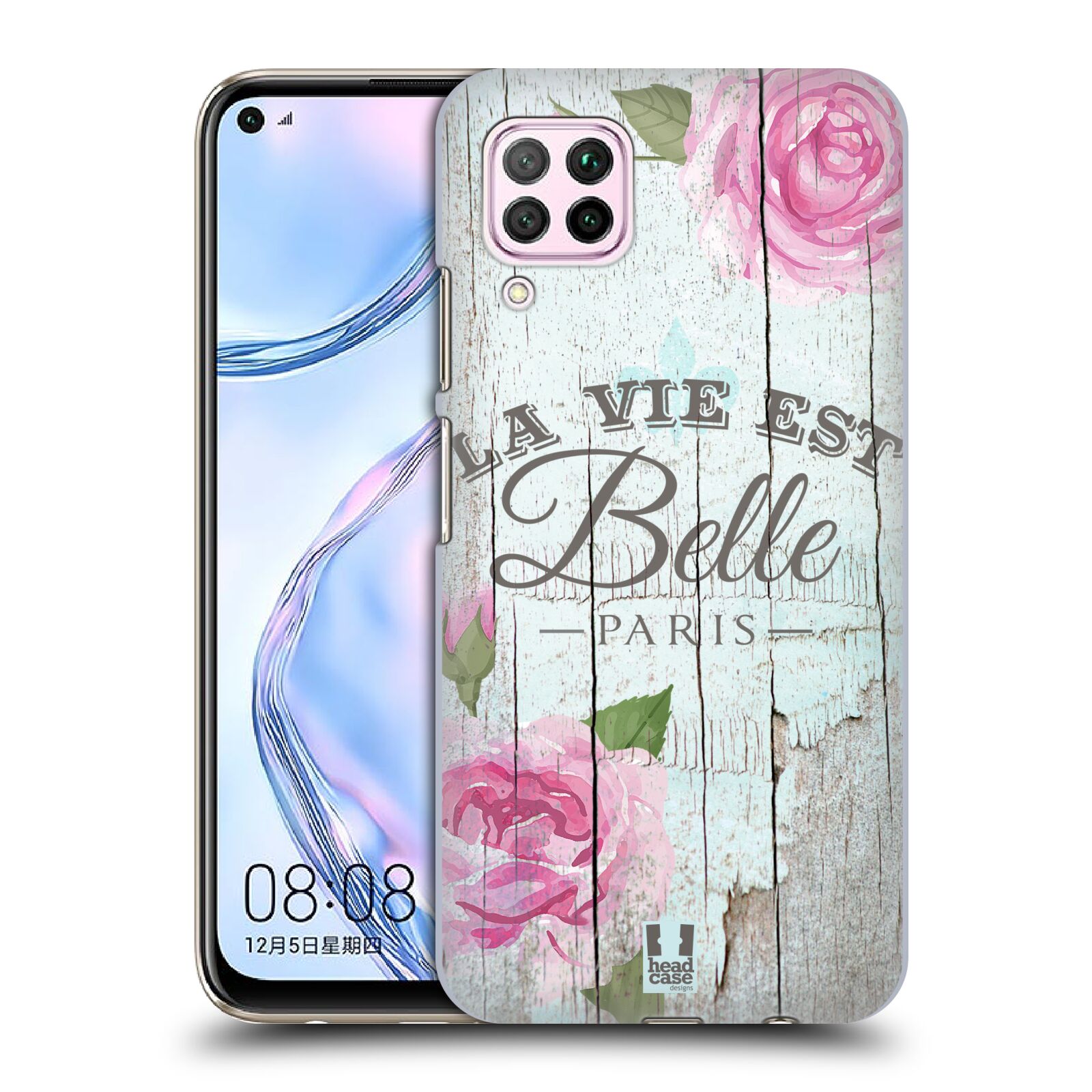 Zadní obal pro mobil Huawei P40 LITE - HEAD CASE - Francouzský motiv La Vie Est Belle