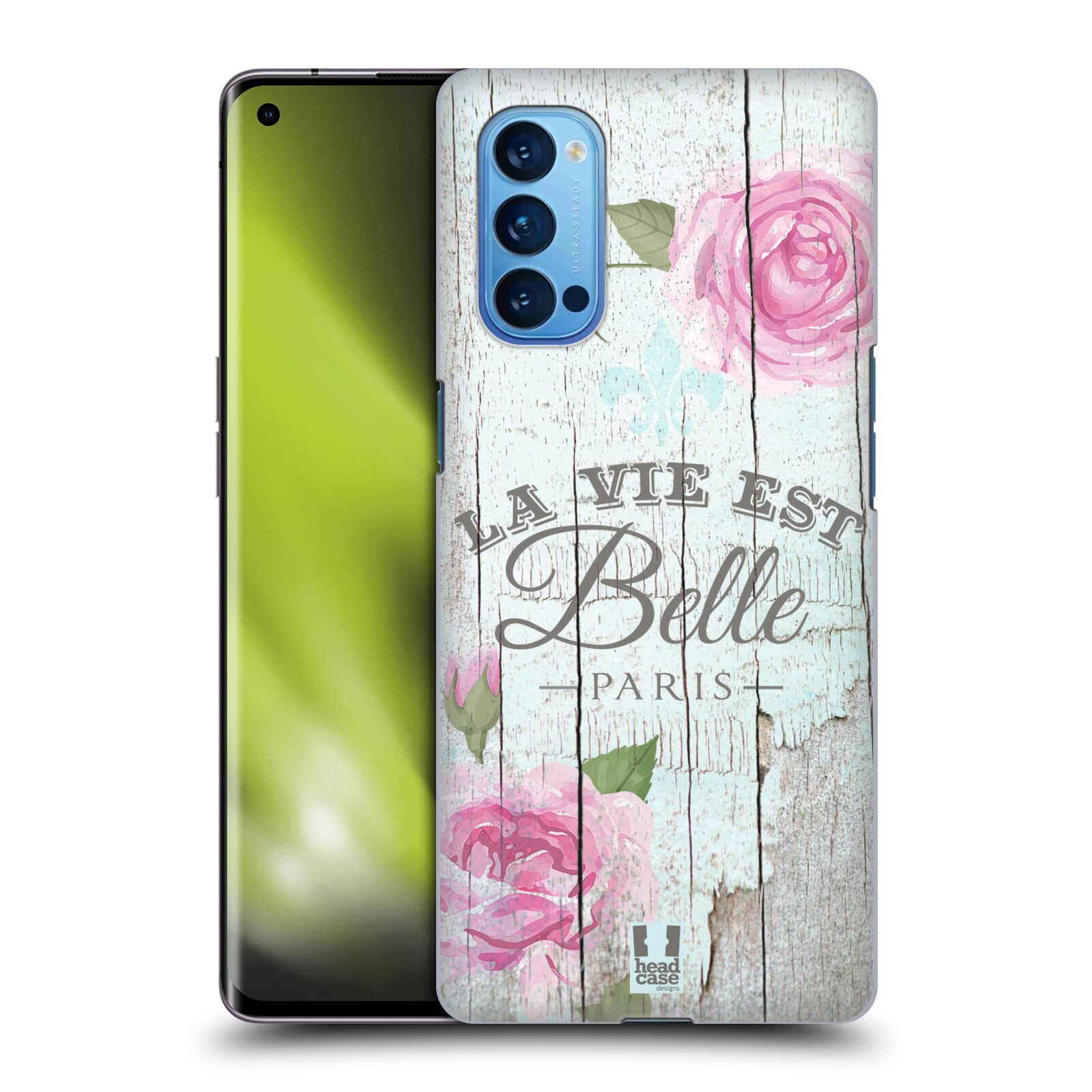 Zadní obal pro mobil Oppo Reno 4 PRO 5G - HEAD CASE - Francouzský motiv La Vie Est Belle