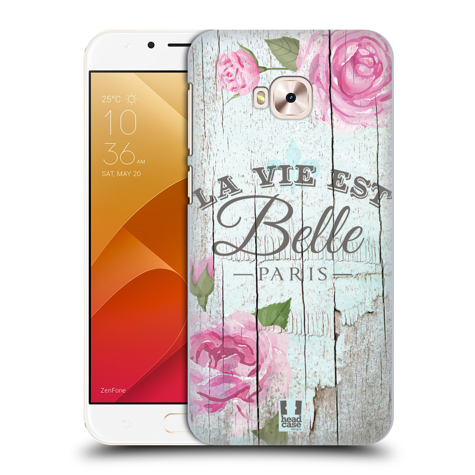 Zadní obal pro mobil Asus Zenfone 4 Selfie Pro ZD552KL - HEAD CASE - Francouzský motiv La Vie Est Belle