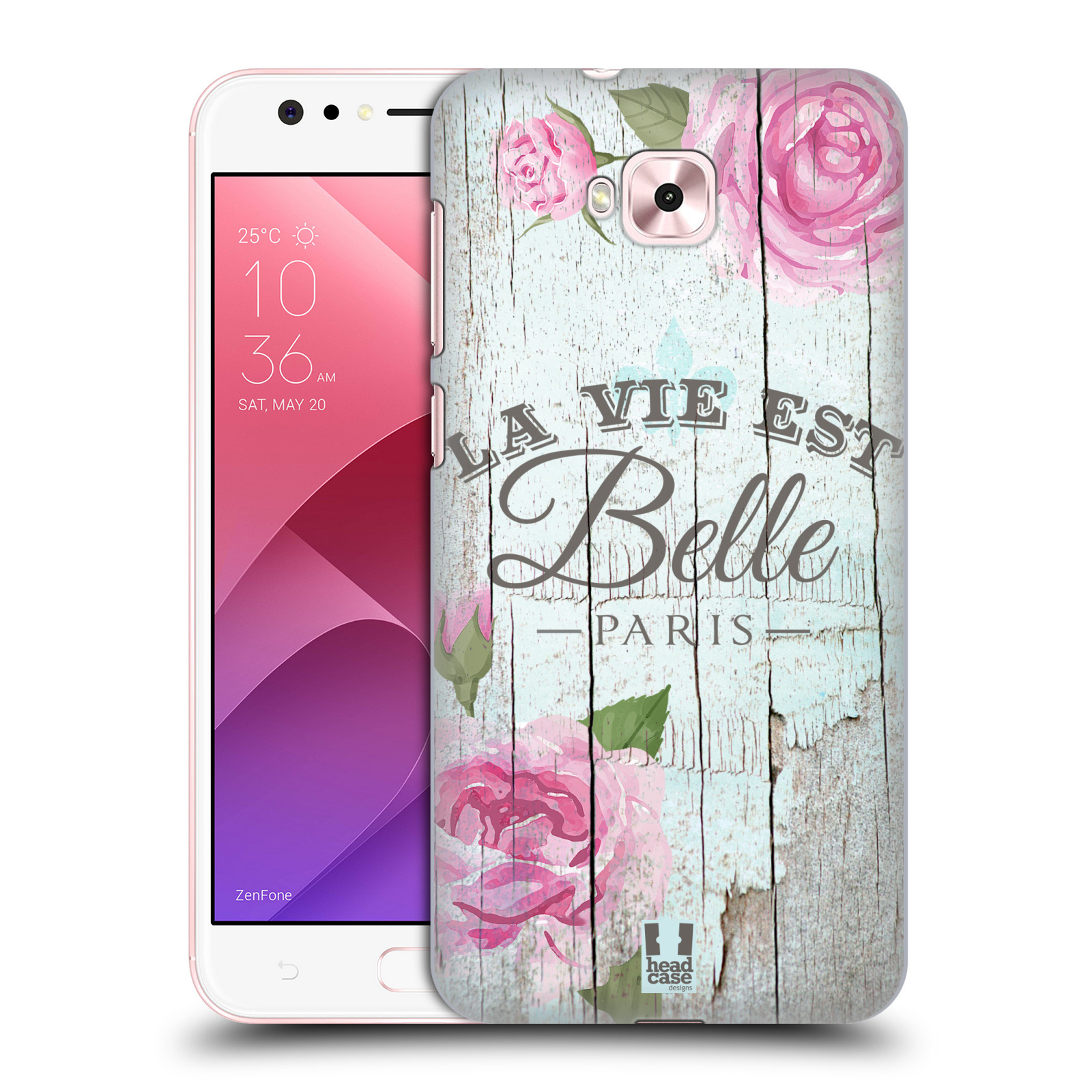 Zadní obal pro mobil Asus Zenfone 4 Selfie ZD553KL - HEAD CASE - Francouzský motiv La Vie Est Belle