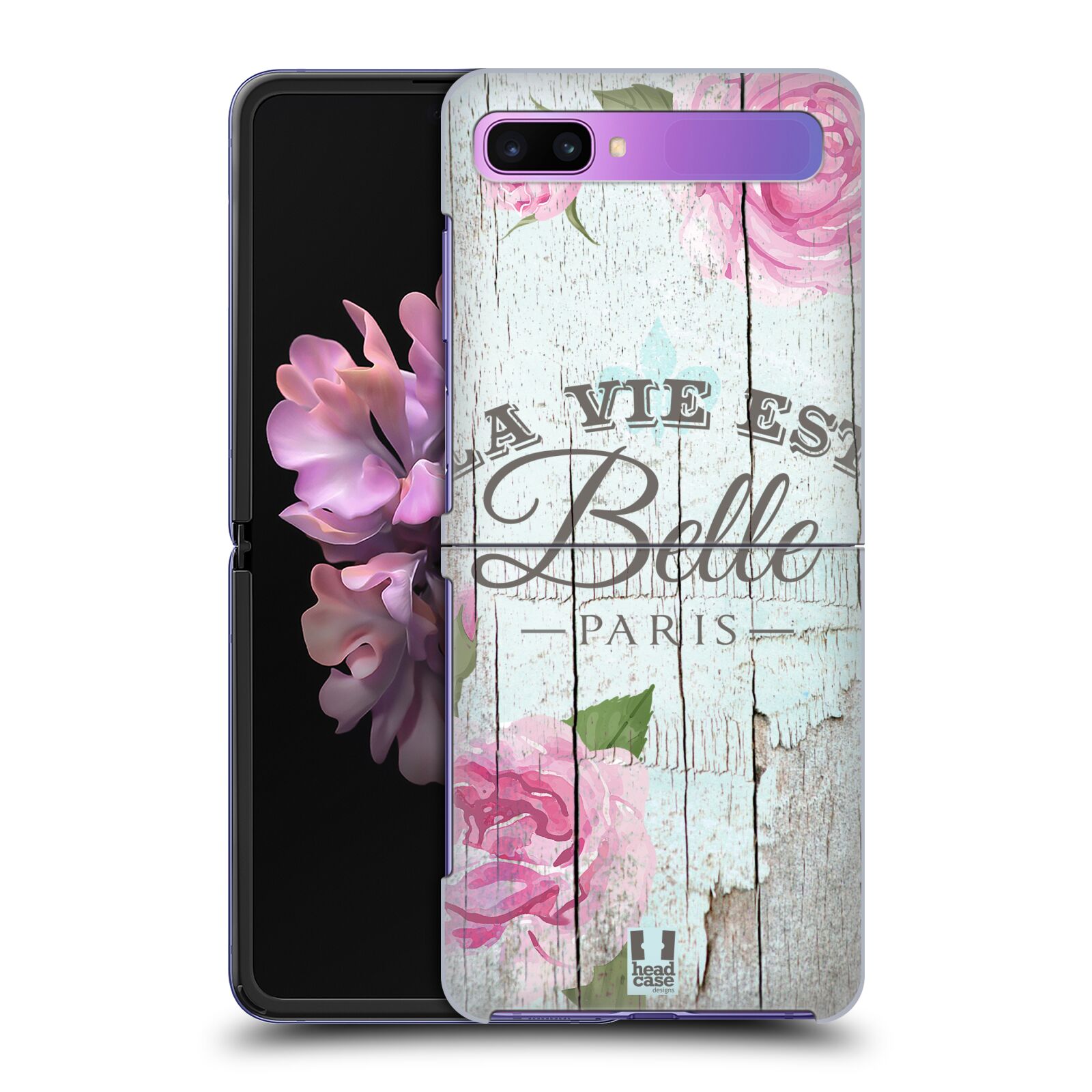 Zadní obal pro mobil Samsung Galaxy Z Flip - HEAD CASE - Francouzský motiv La Vie Est Belle