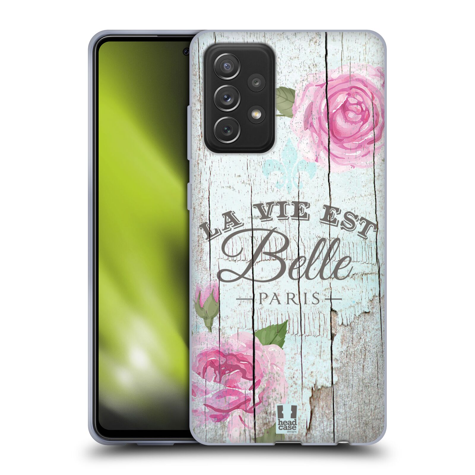 Zadní obal pro mobil Samsung Galaxy A72 / A72 5G - HEAD CASE - Francouzský motiv La Vie Est Belle