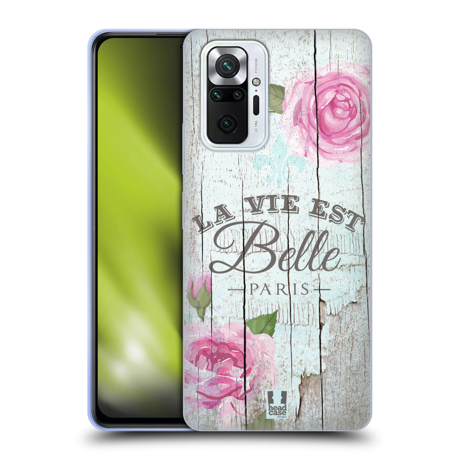 Zadní obal pro mobil Xiaomi Redmi Note 10 PRO - HEAD CASE - Francouzský motiv La Vie Est Belle