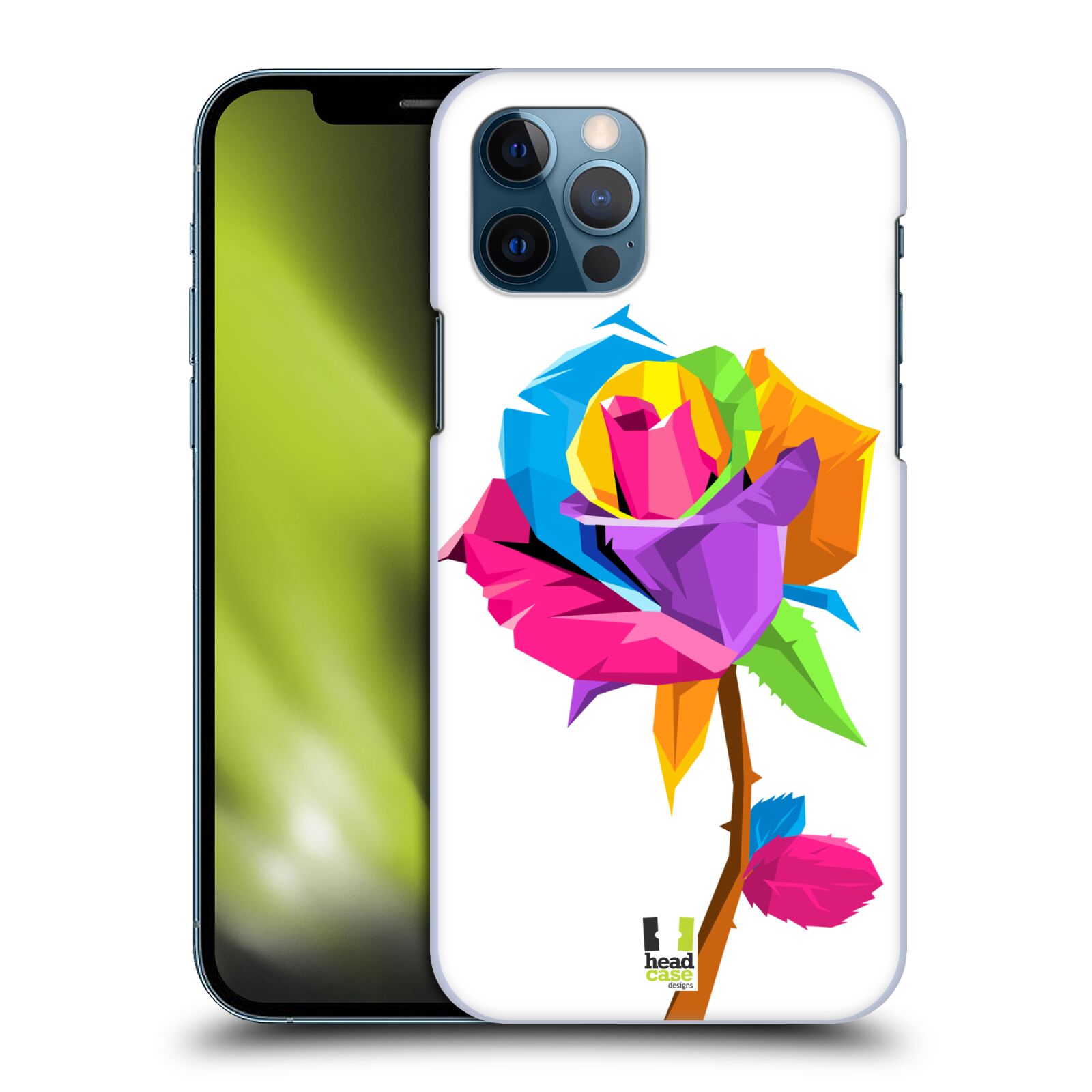 HEAD CASE plastový obal na mobil Apple Iphone 12 / Iphone 12 PRO vzor POP ART kubismus růže