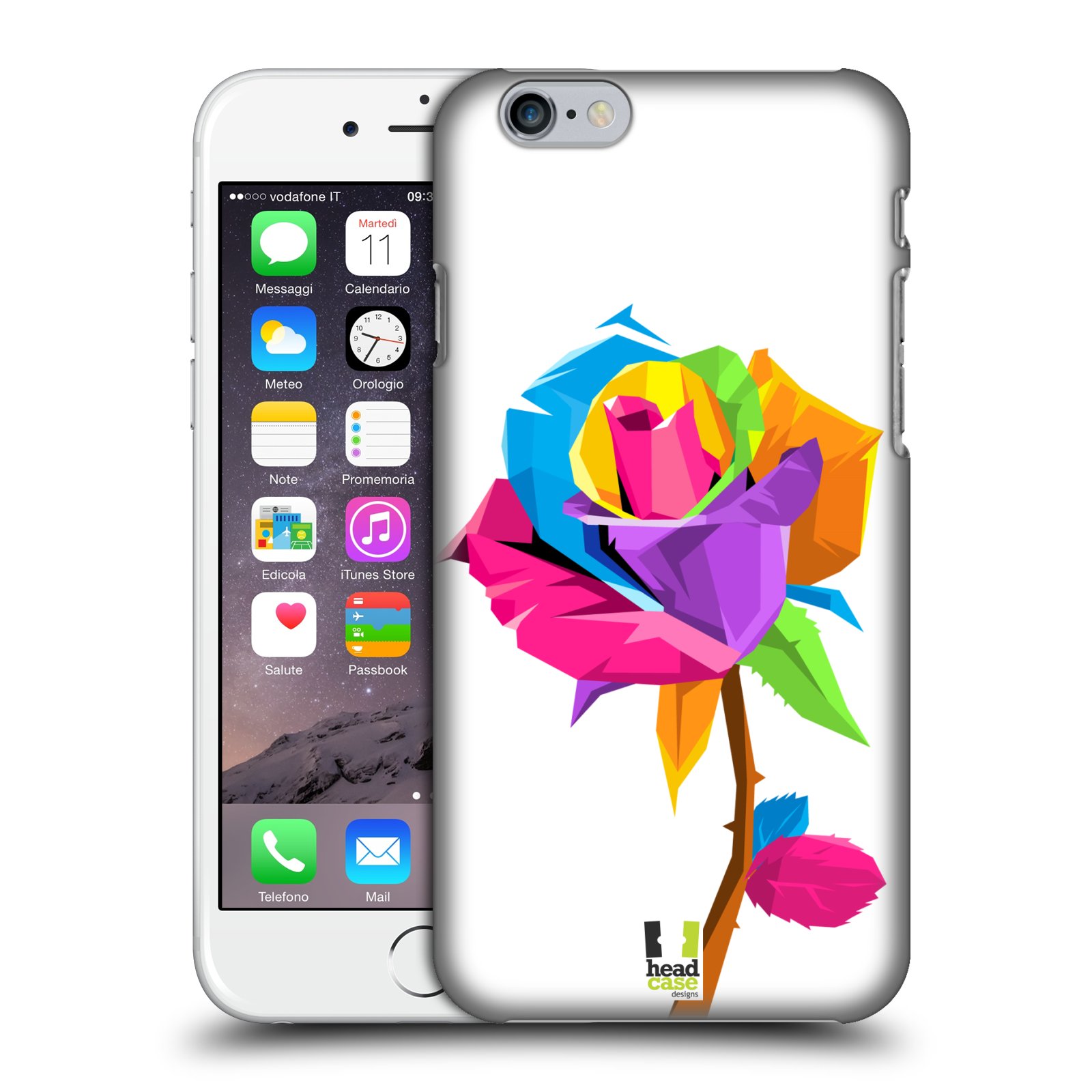 Plastové pouzdro pro mobil Apple Iphone 6/6S vzor POP ART kubismus růže
