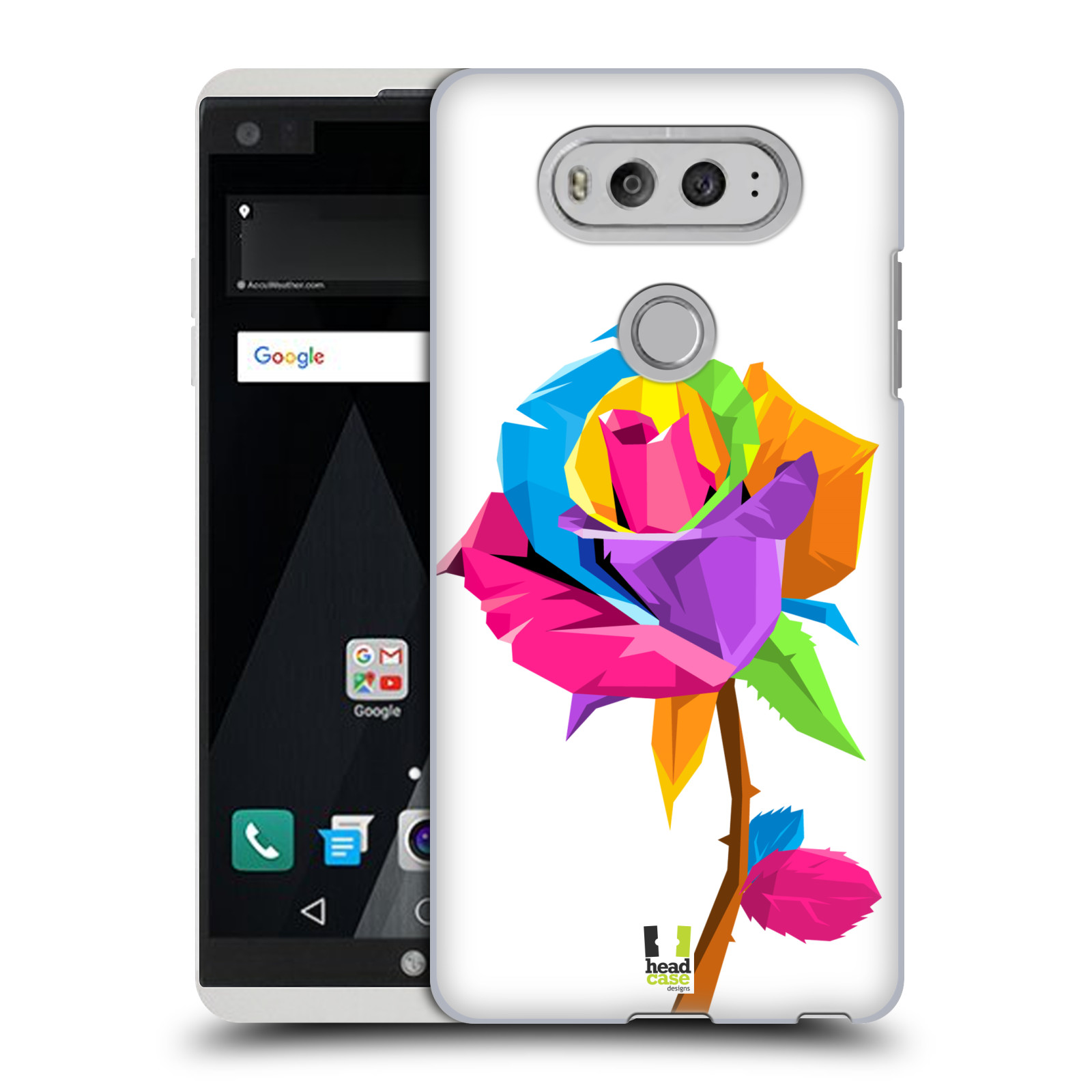 HEAD CASE plastový obal na mobil LG V20 vzor POP ART kubismus růže