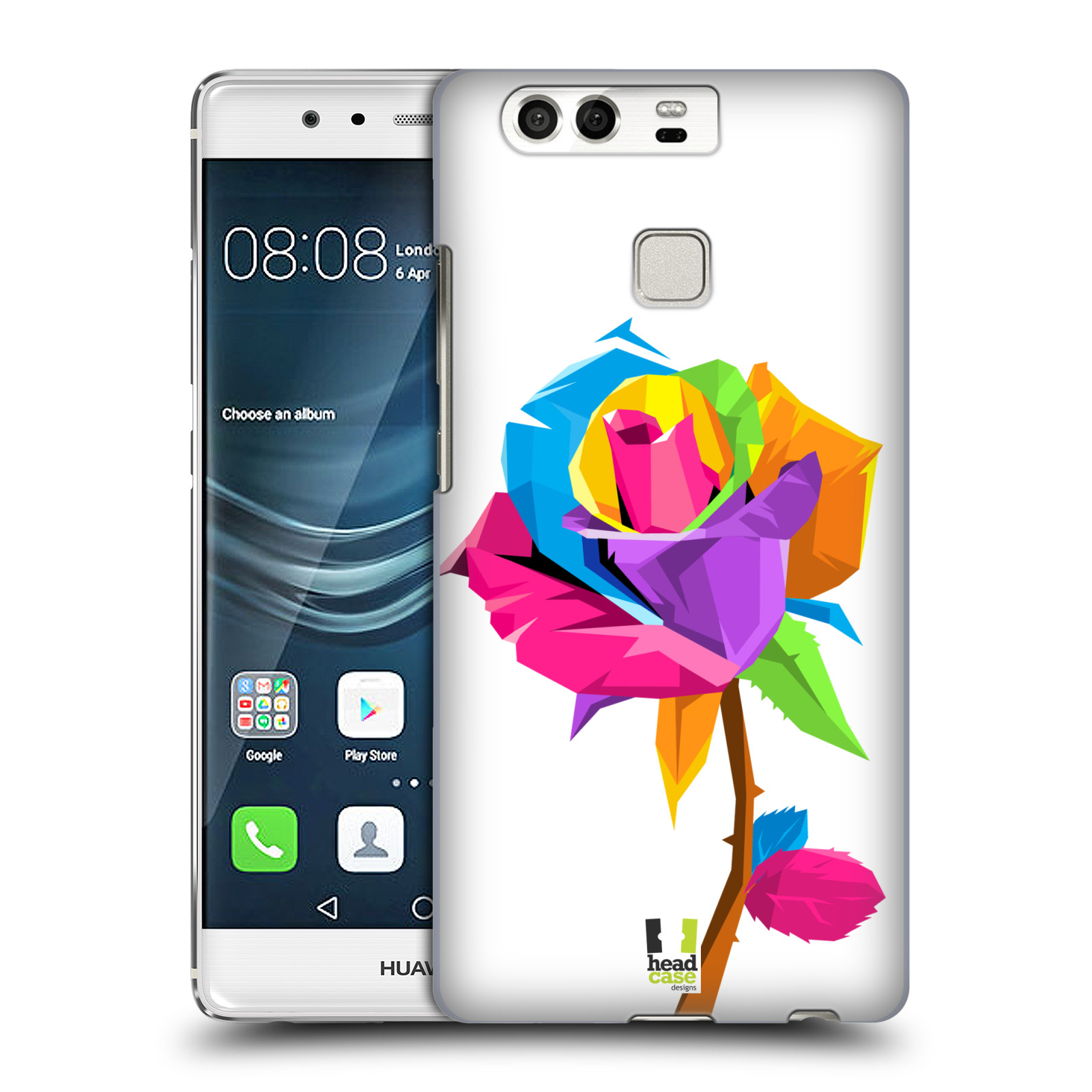 HEAD CASE plastový obal na mobil Huawei P9 / P9 DUAL SIM vzor POP ART kubismus růže