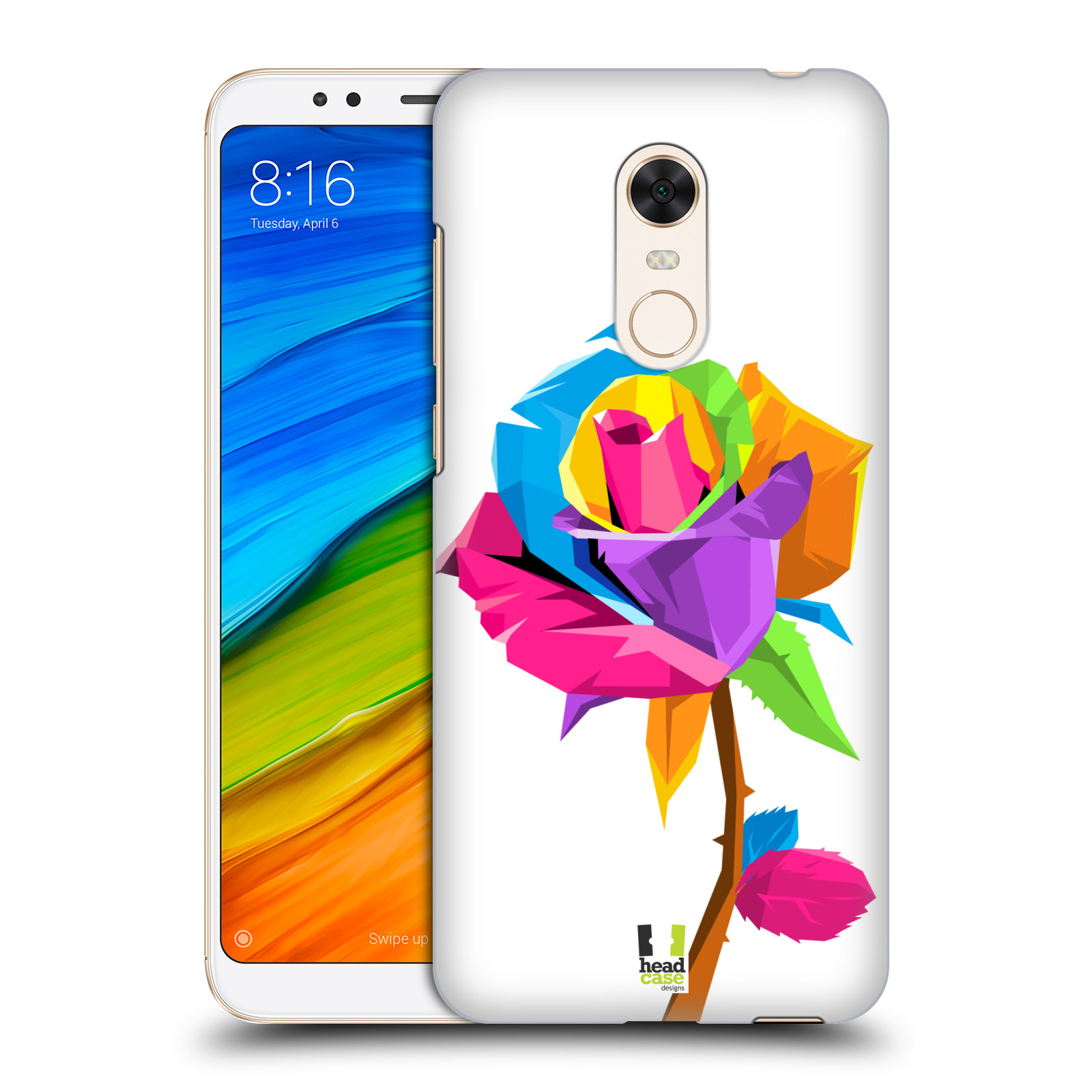 HEAD CASE plastový obal na mobil Xiaomi Redmi 5 PLUS vzor POP ART kubismus růže