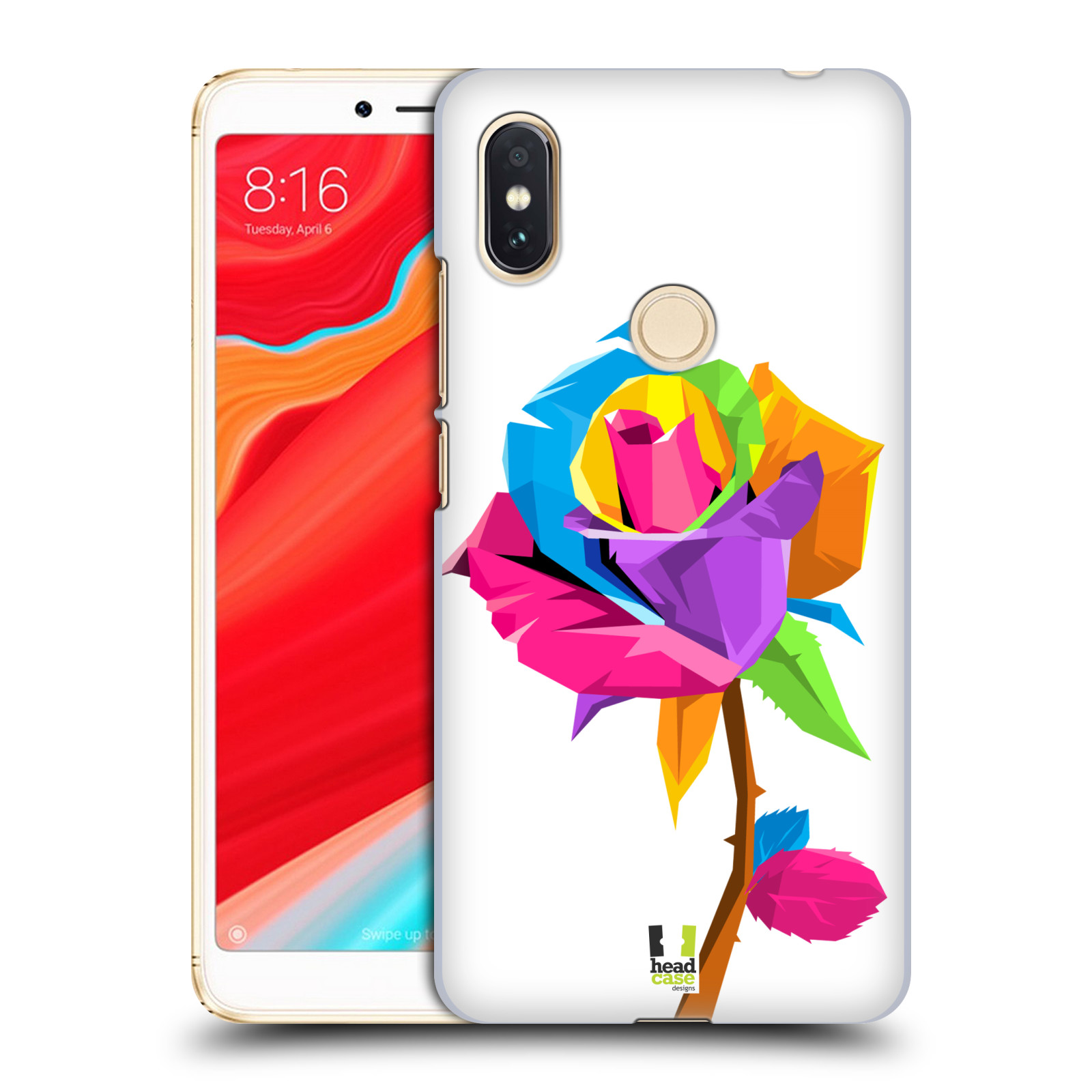 HEAD CASE plastový obal na mobil Xiaomi Redmi S2 vzor POP ART kubismus růže