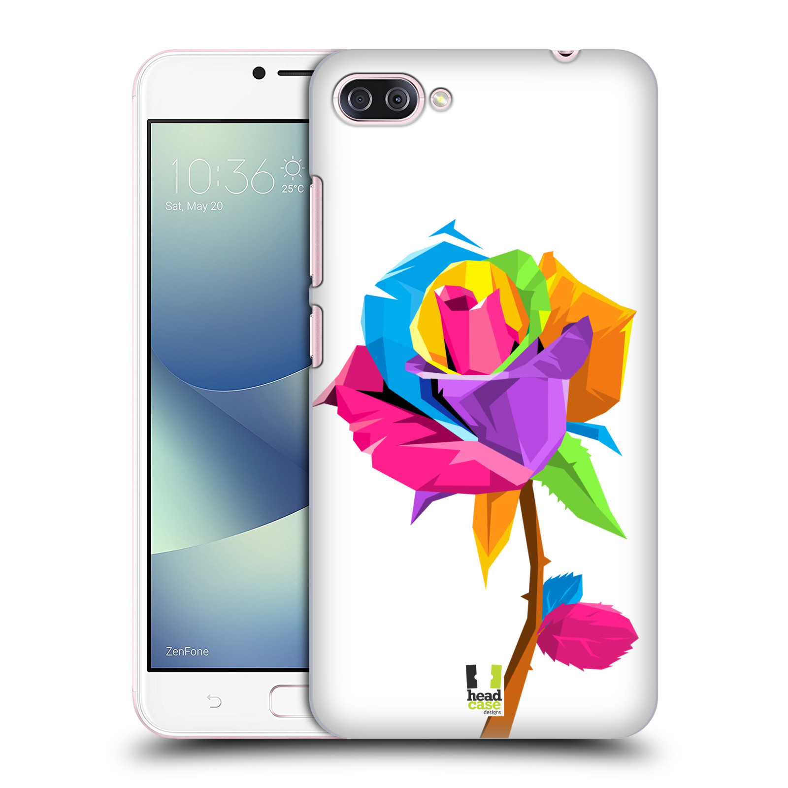 HEAD CASE plastový obal na mobil Asus Zenfone 4 MAX ZC554KL vzor POP ART kubismus růže