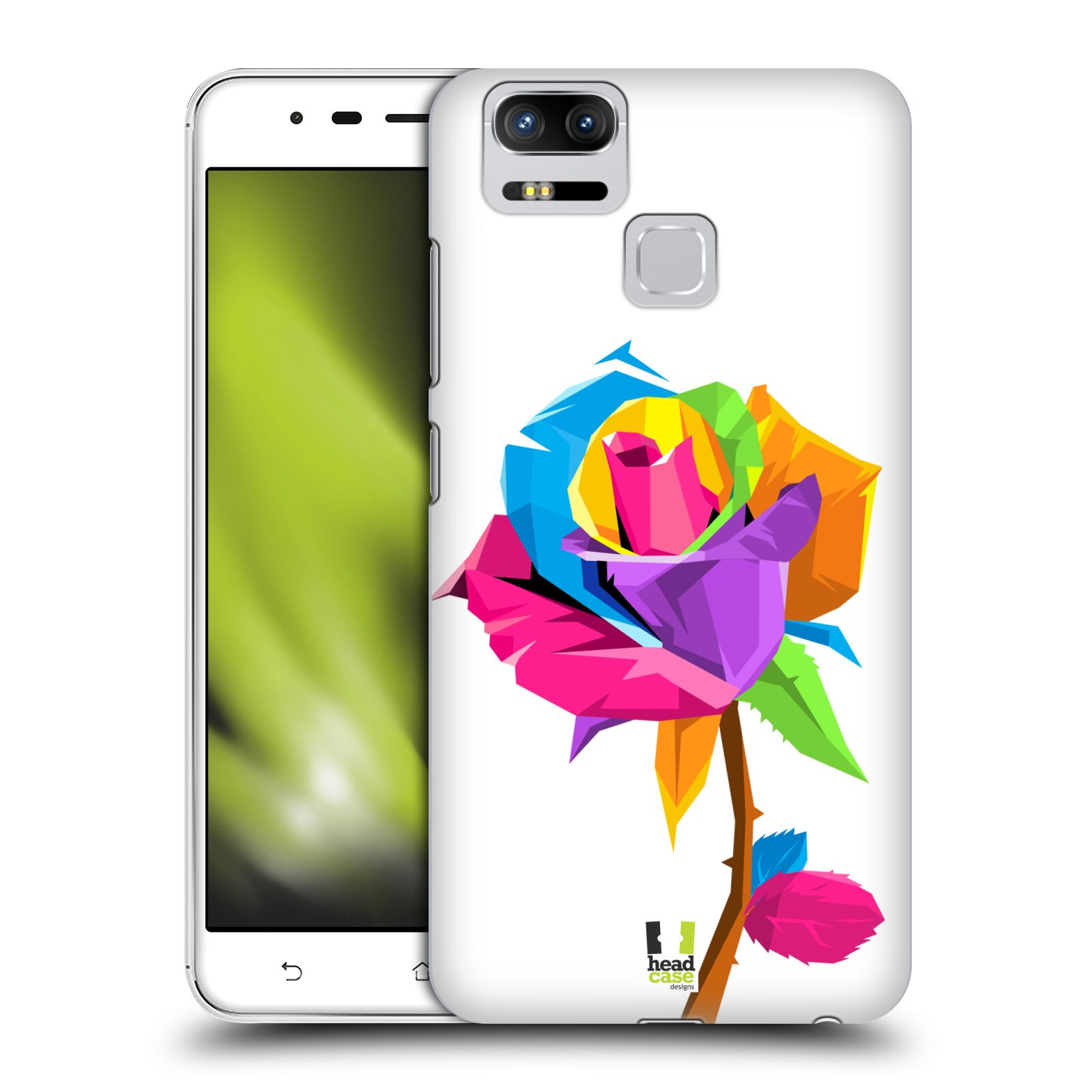 HEAD CASE plastový obal na mobil Asus Zenfone 3 Zoom ZE553KL vzor POP ART kubismus růže
